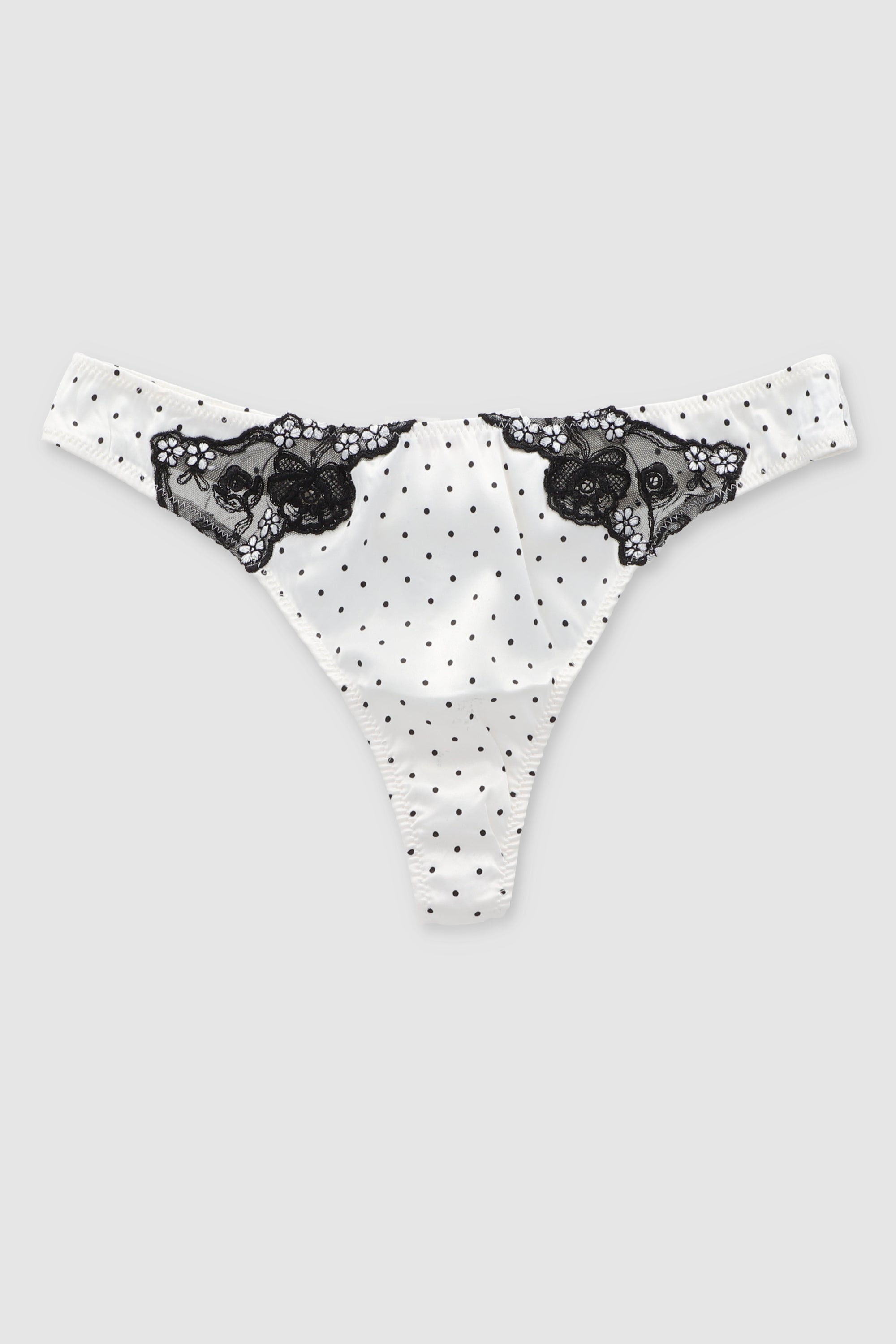 Tanga luniperla det encaje BLANCO