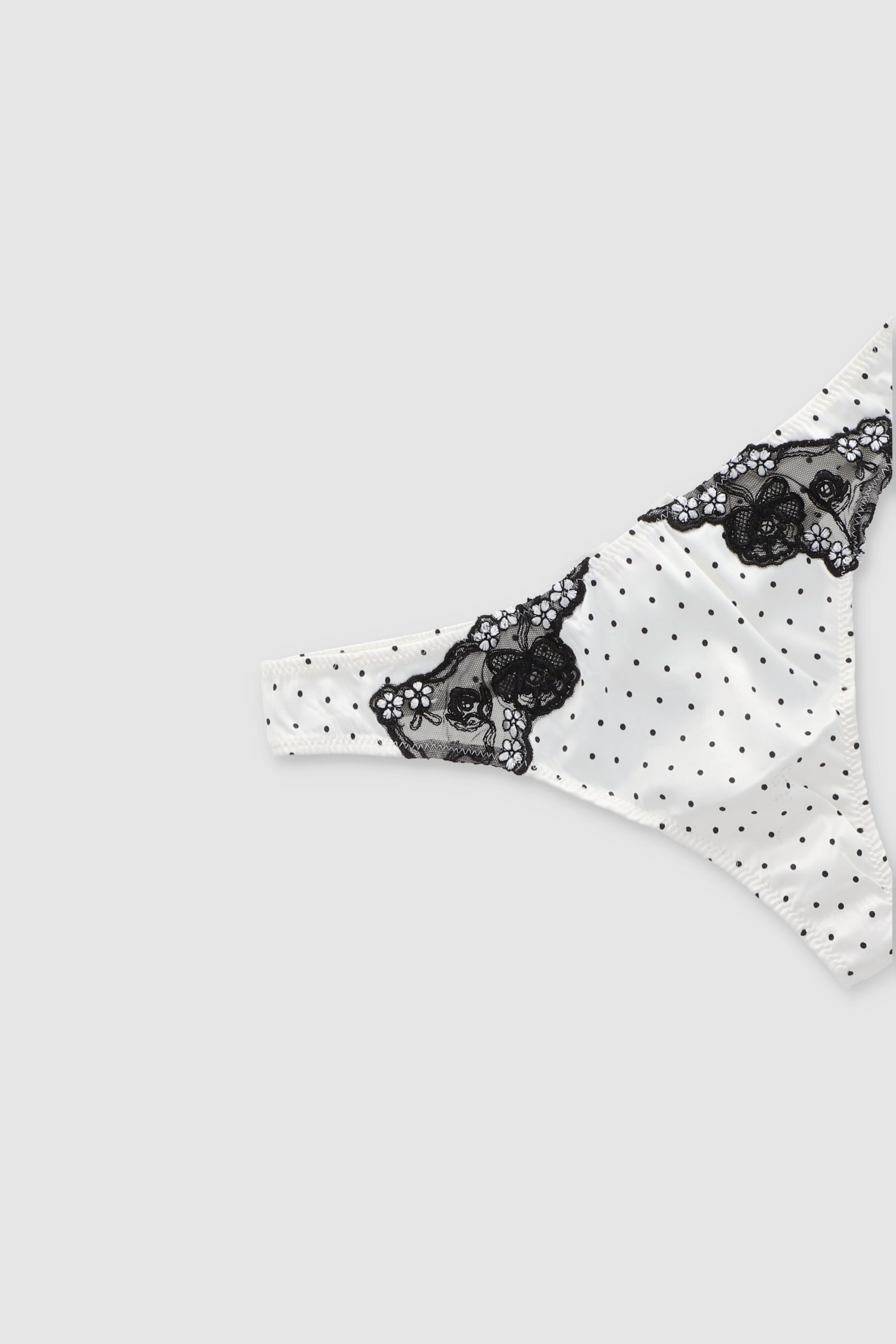 Tanga luniperla det encaje BLANCO