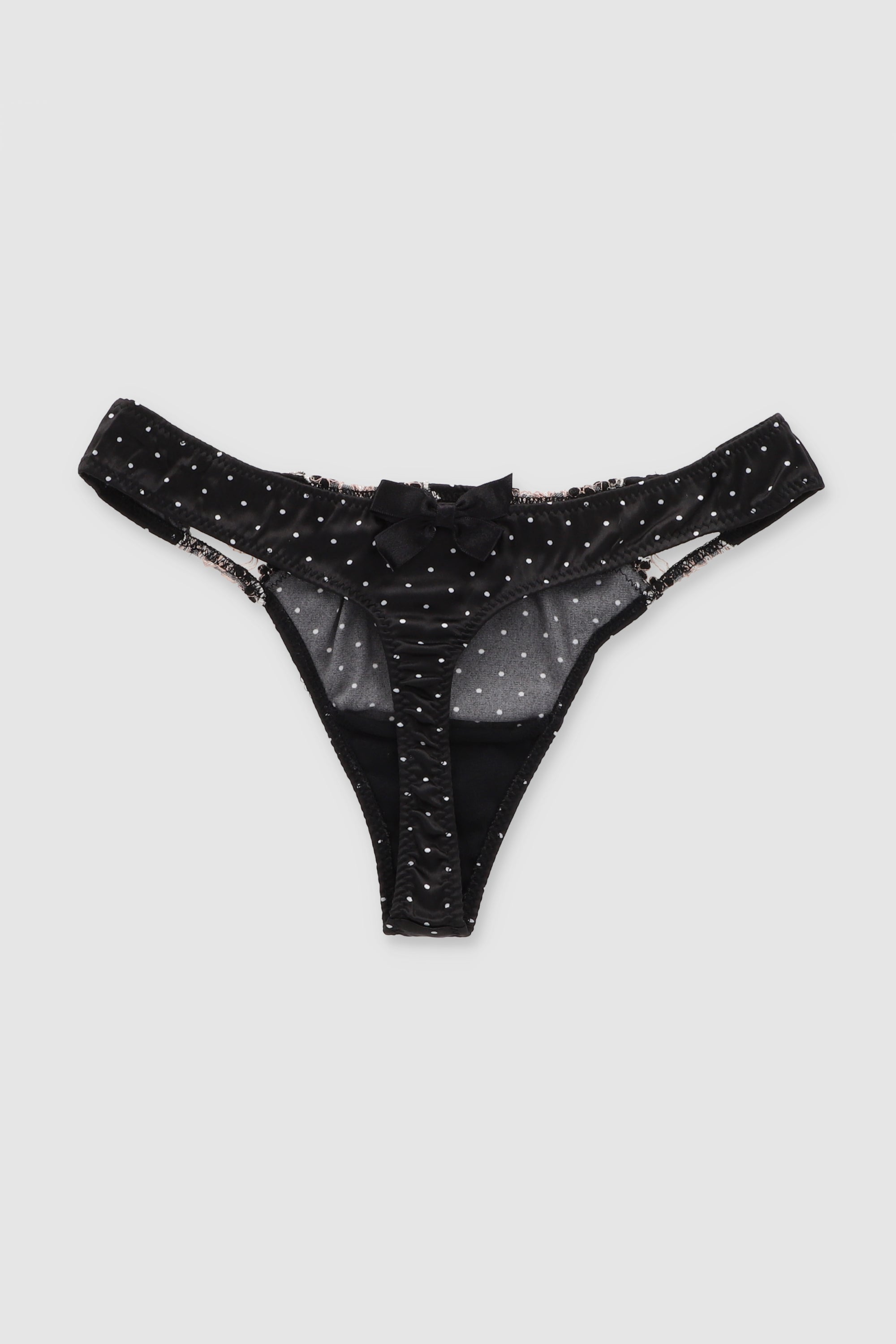 Tanga luniperla det encaje NEGRO