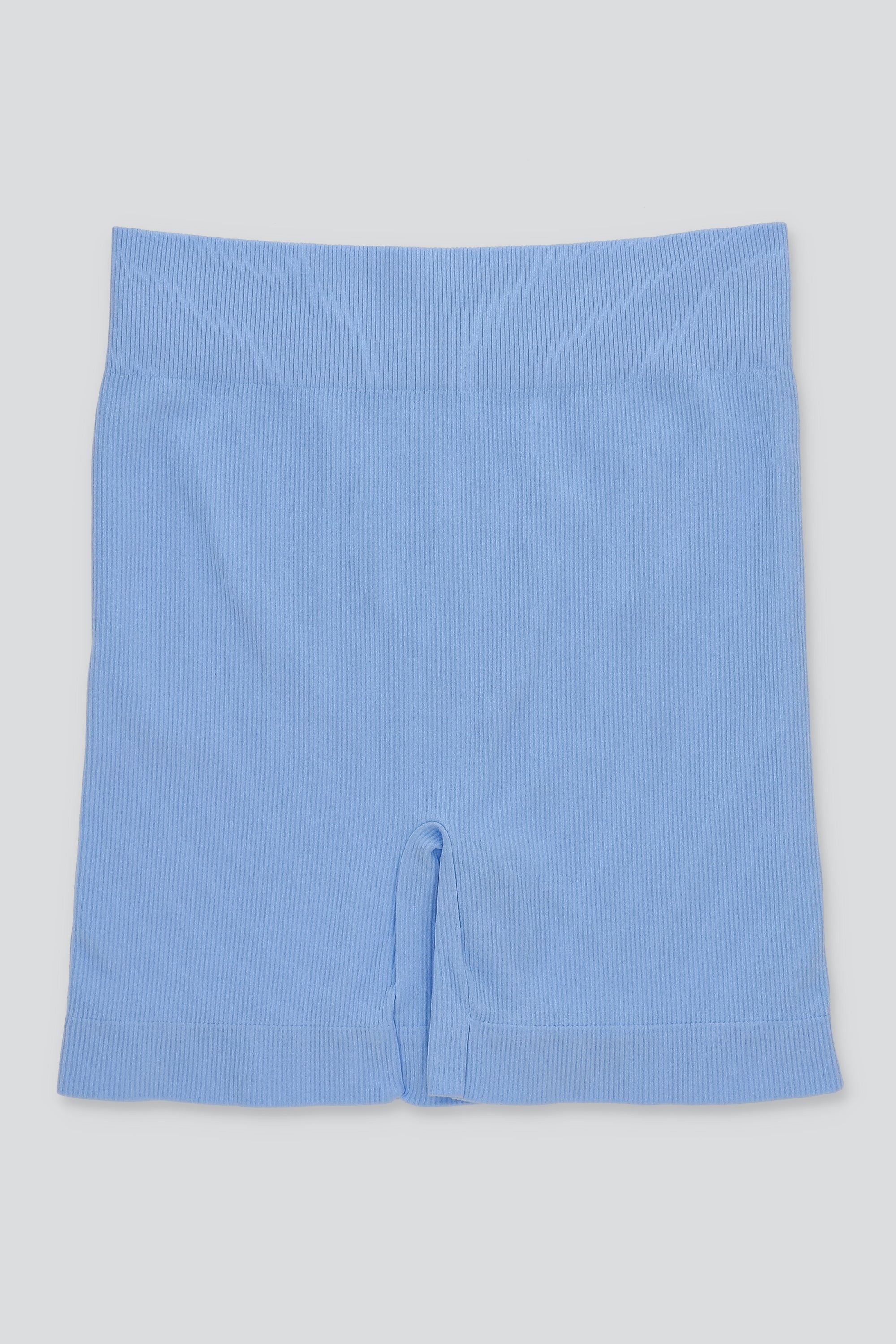 Boxer acanalado largo AZUL PASTEL
