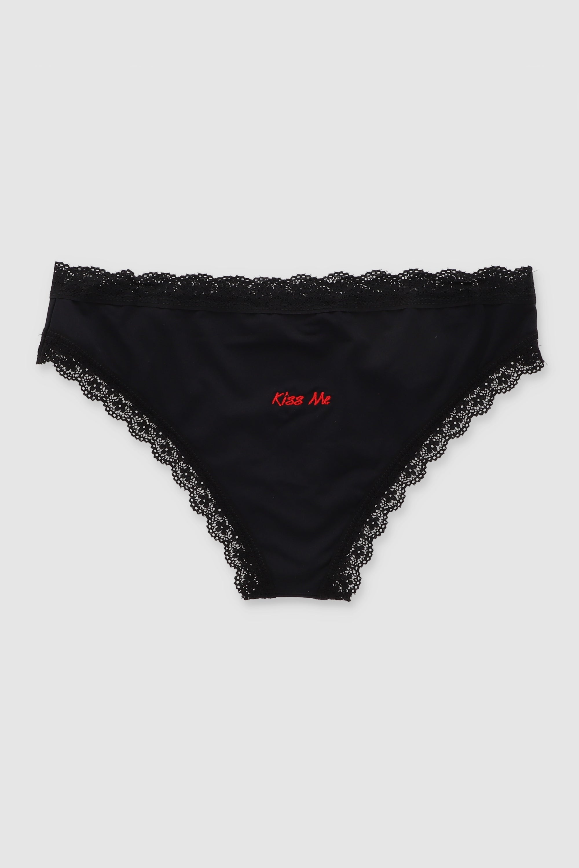 Bikini bordado love NEGRO