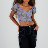 Camisa mangas abullonadas