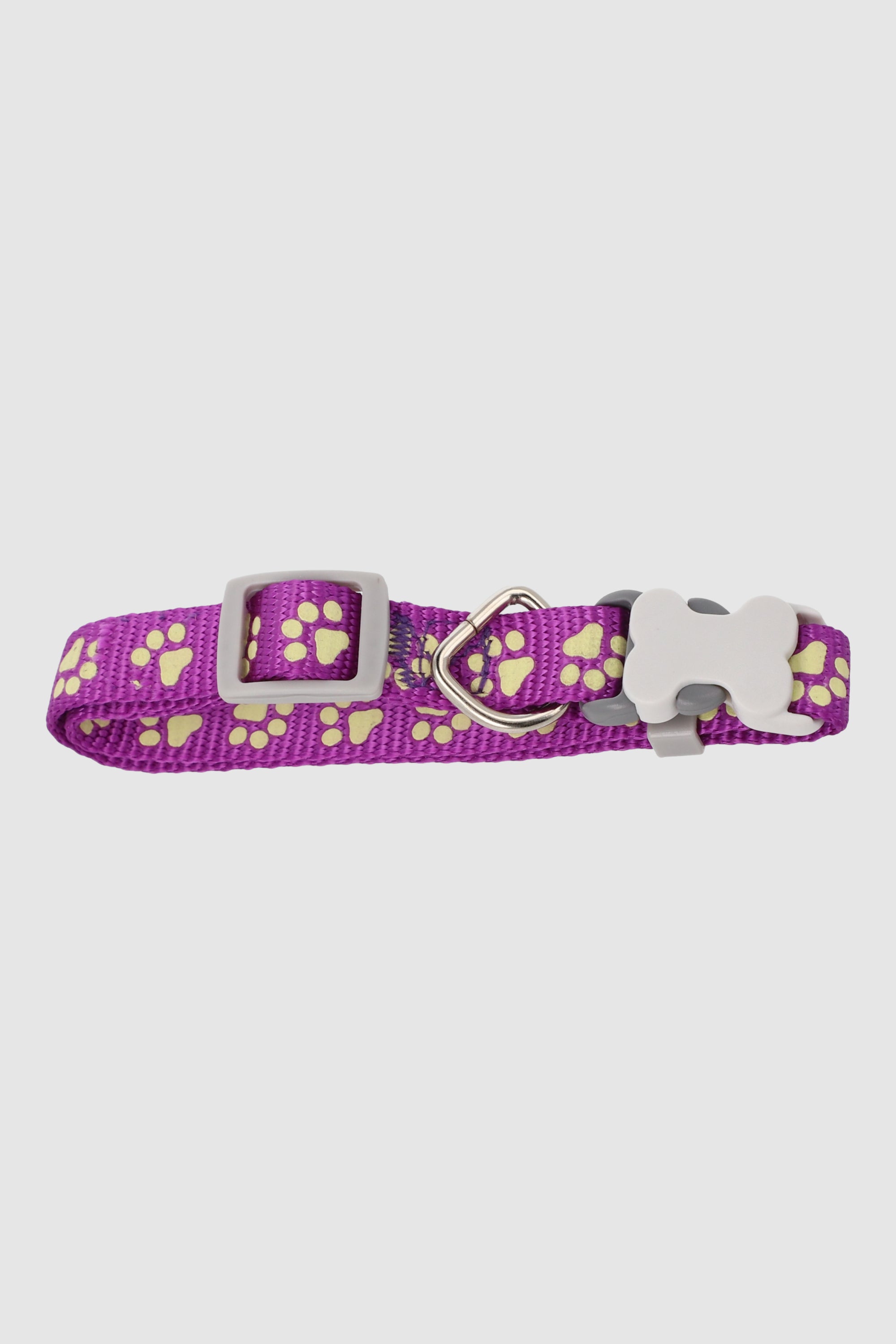 Collar para perro animal print MORADO