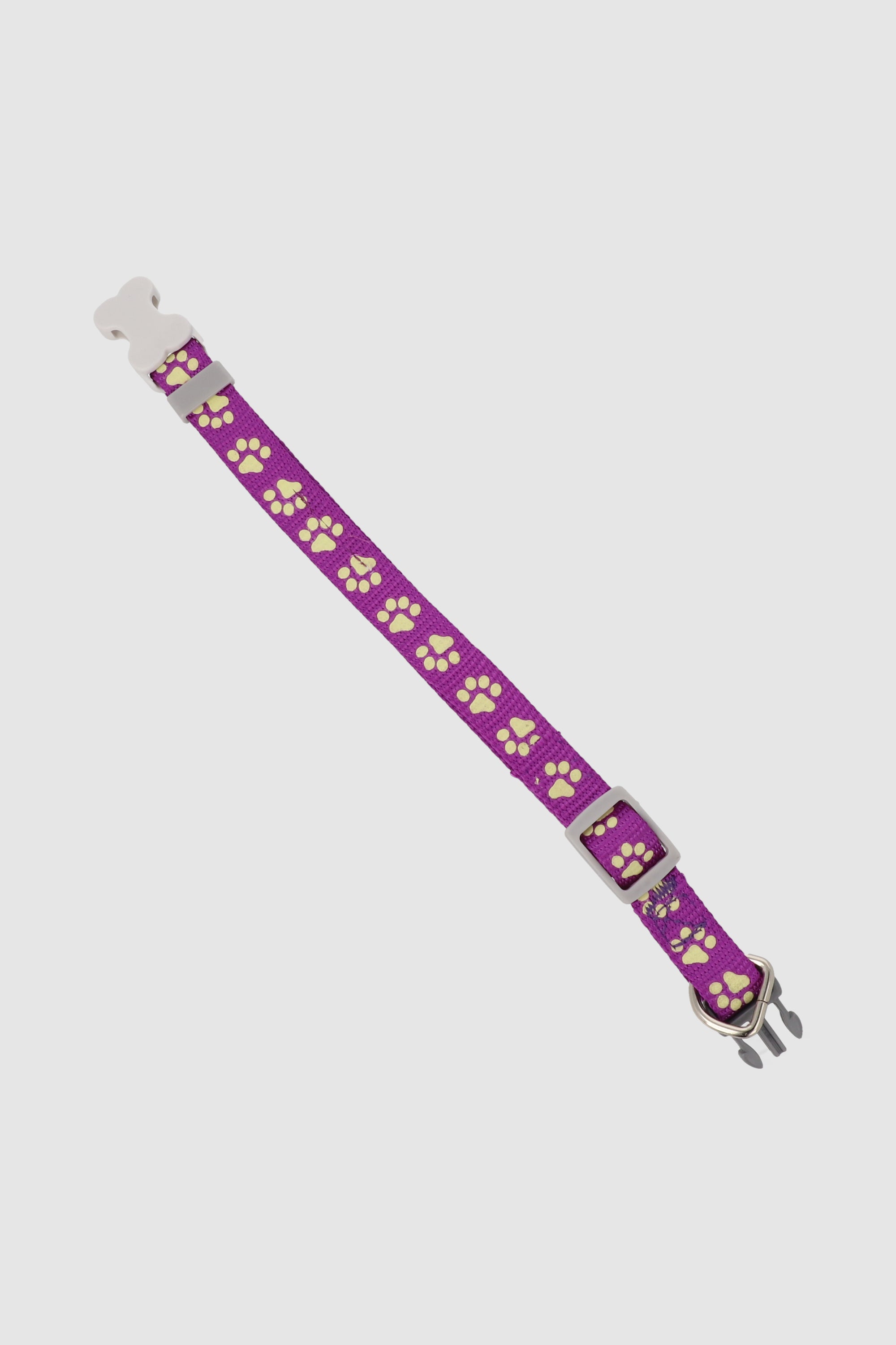 Collar para perro animal print MORADO