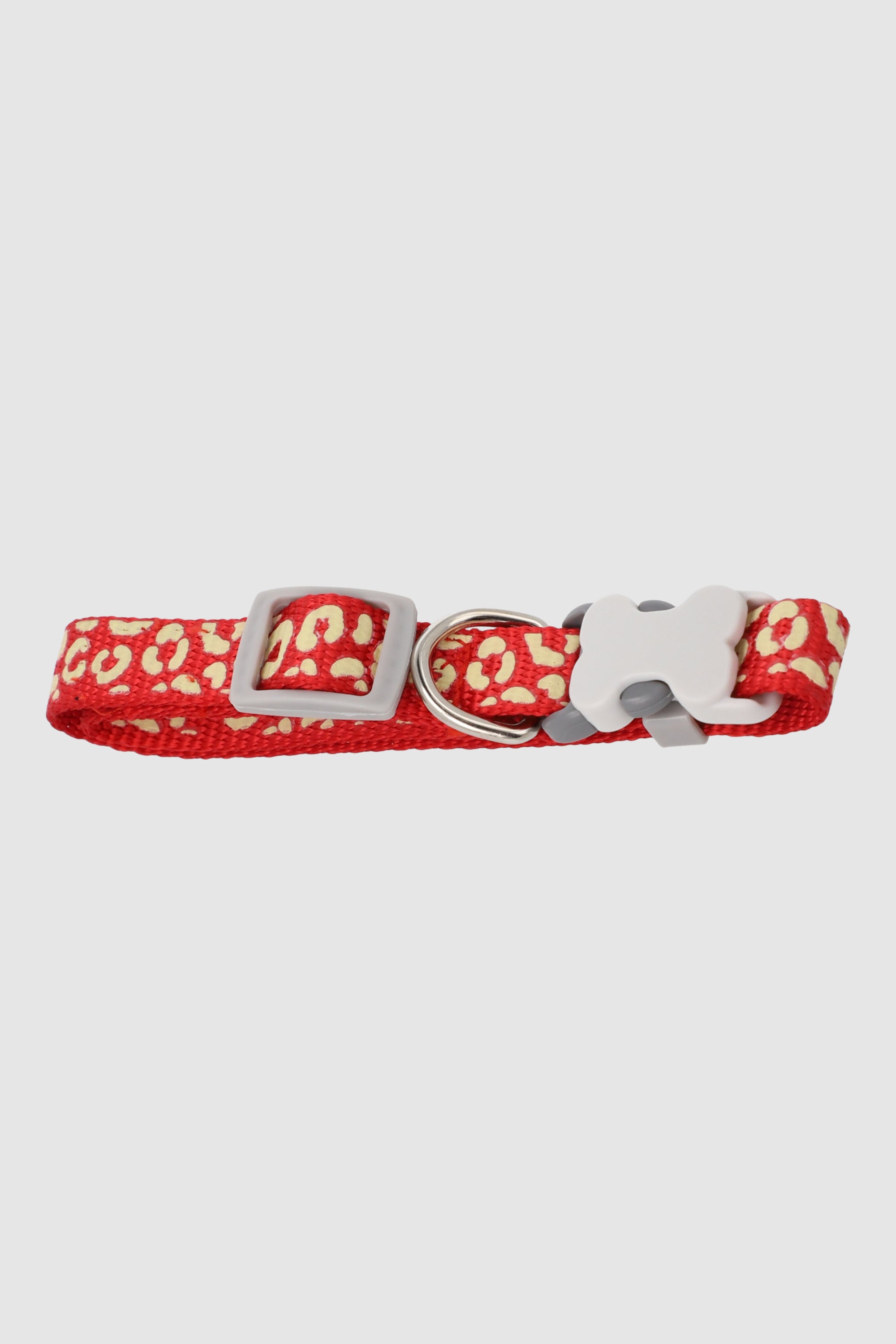 Collar para perro animal print ROJO