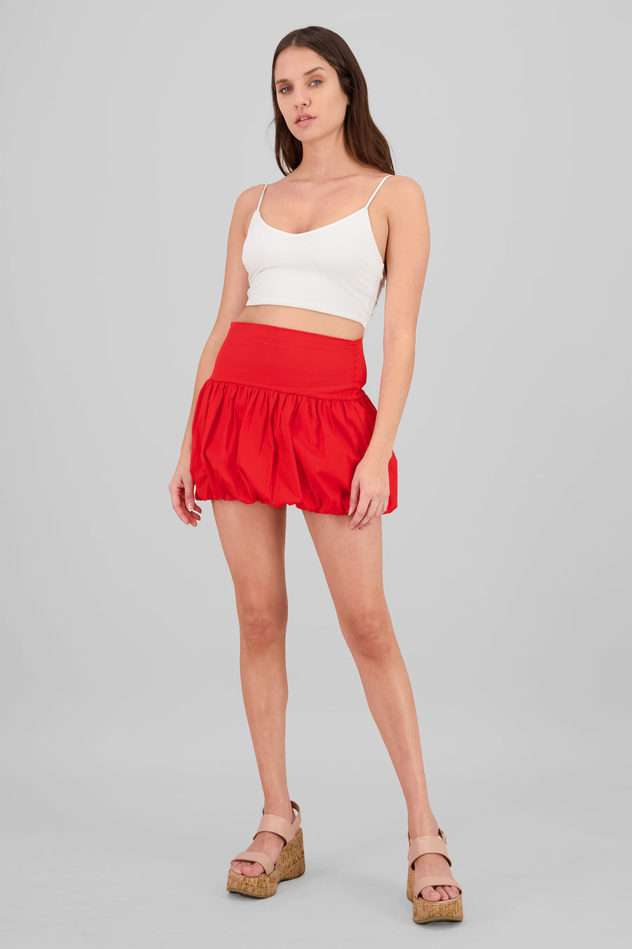 Falda mini globo