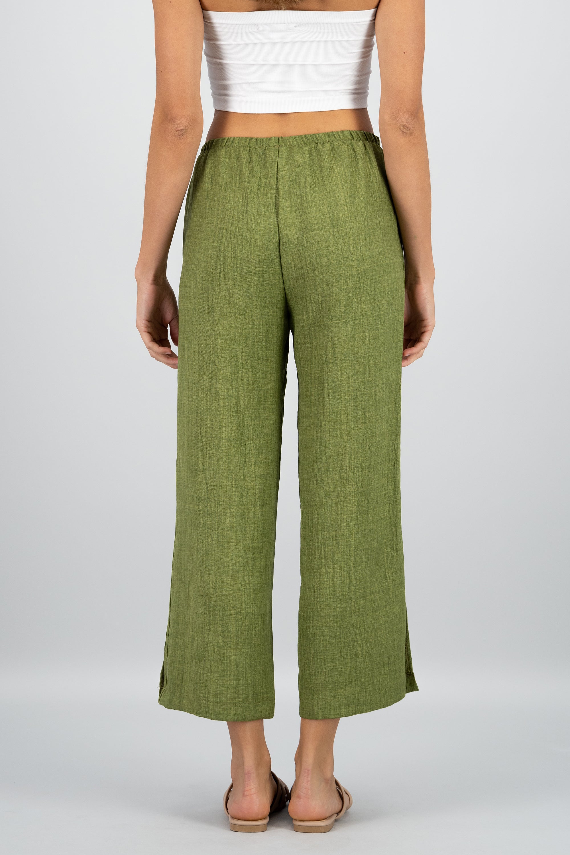 Pantalon cadera abertura OLIVO