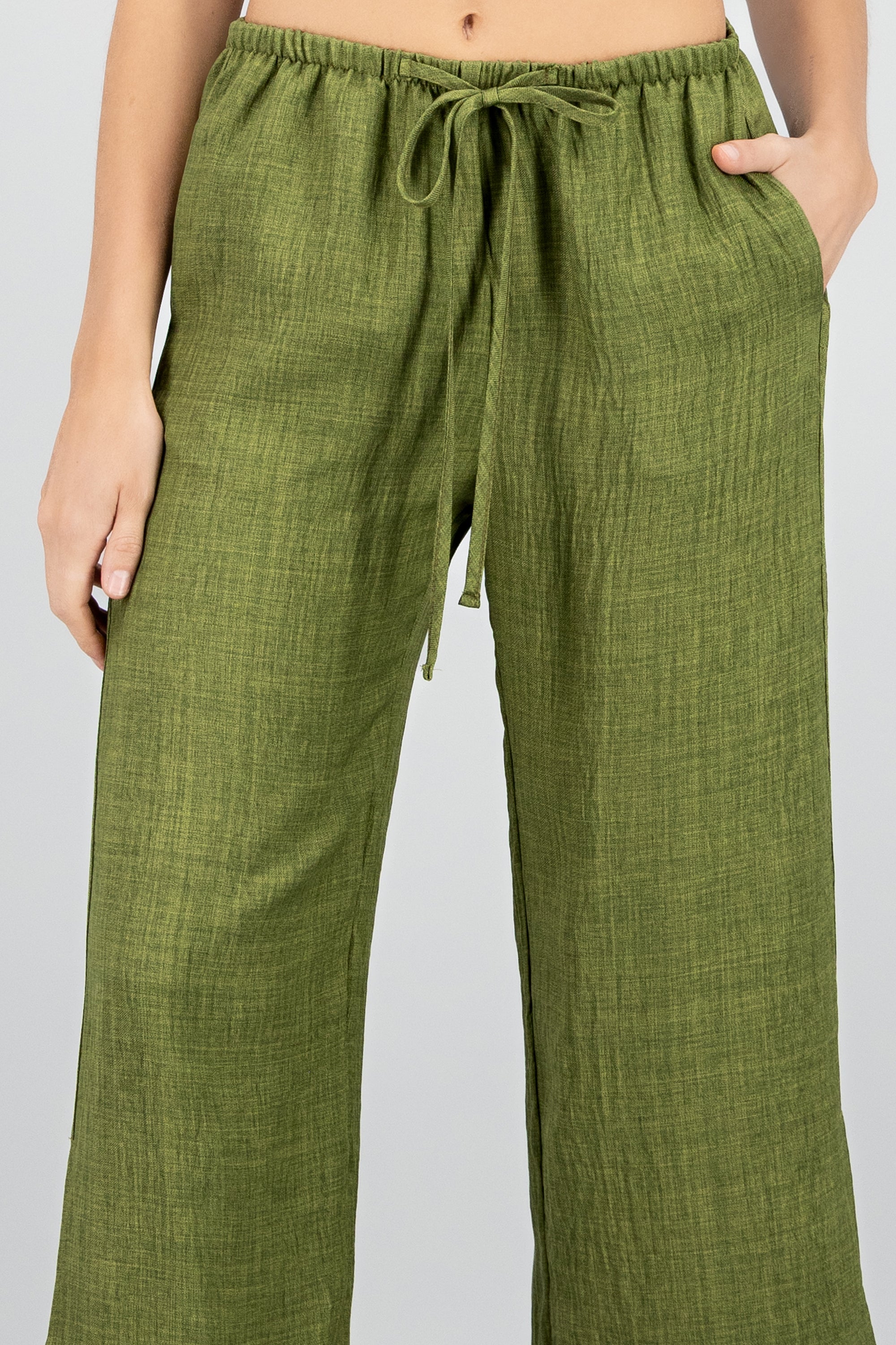 Pantalon cadera abertura OLIVO