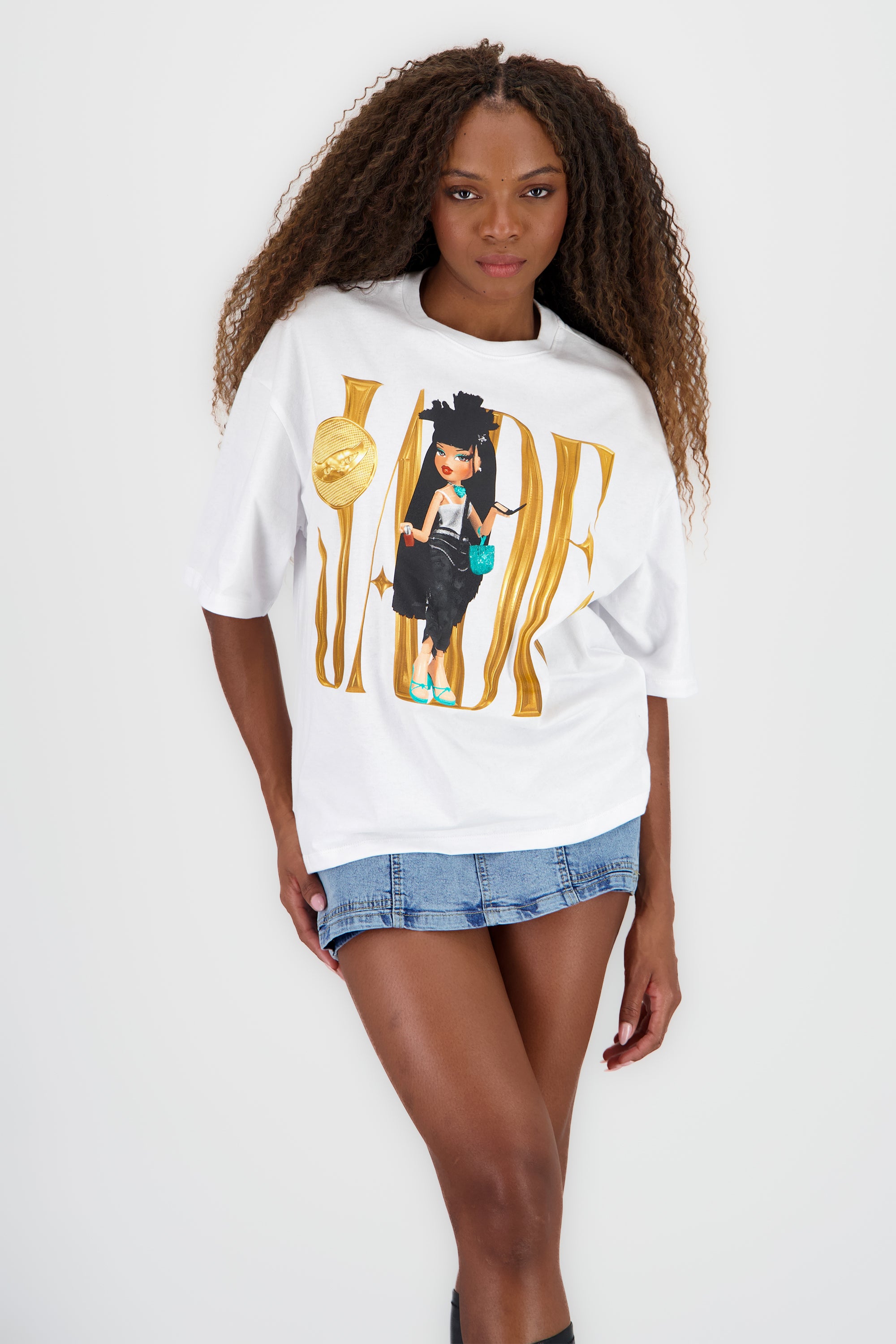 Playera over Jade Bratz BLANCO