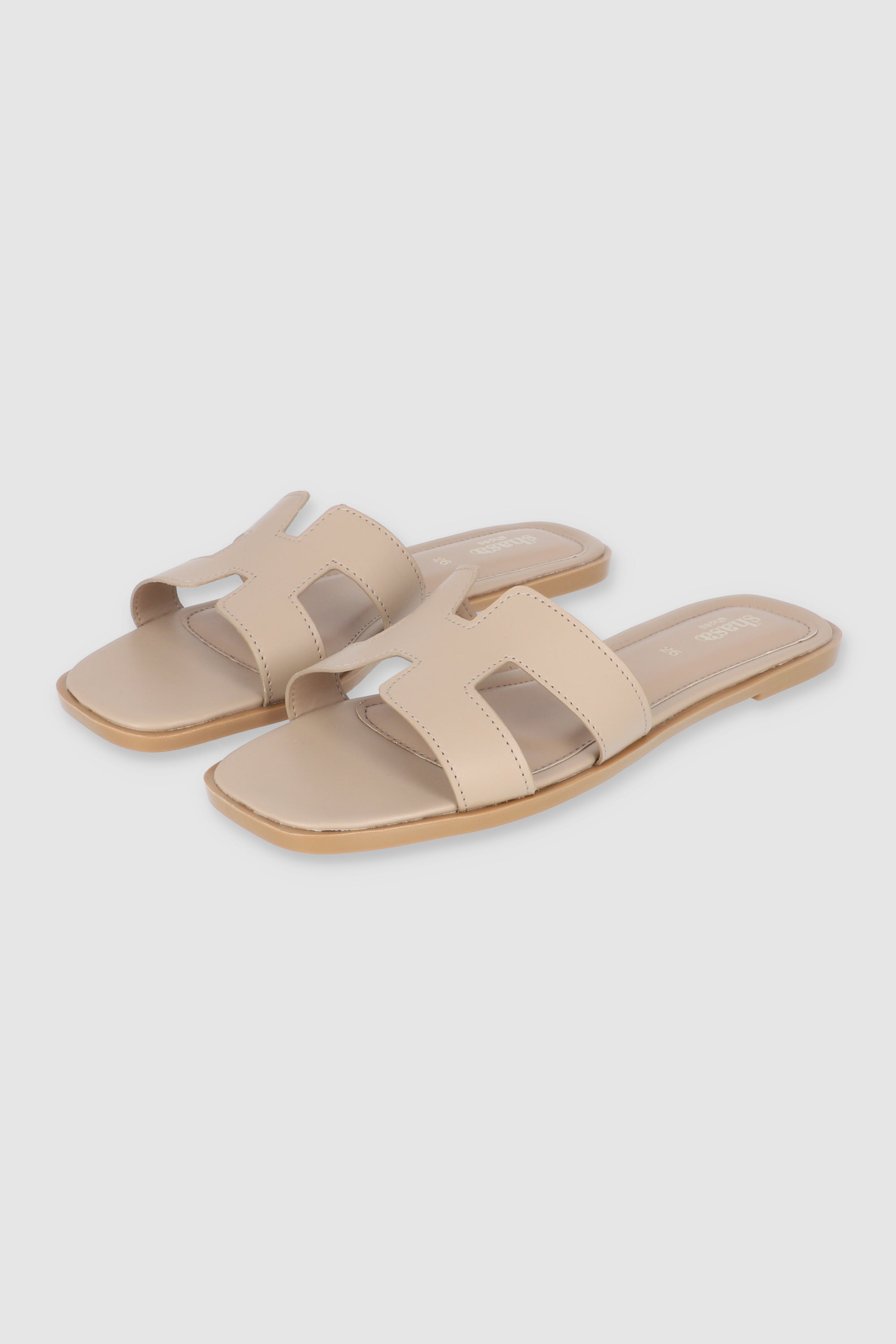 Sandalia greca h TAUPE