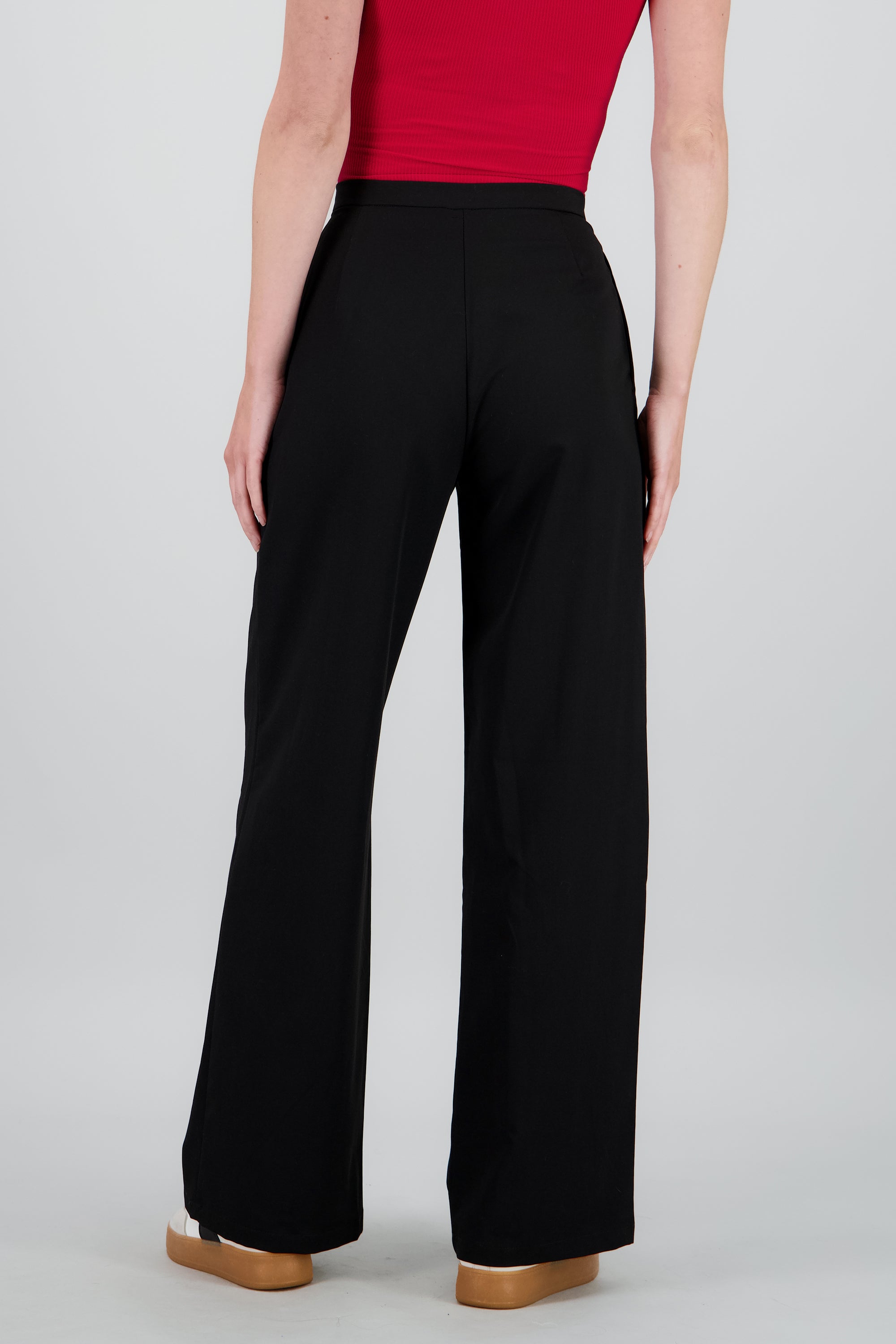 Pantalon de vestir liso NEGRO