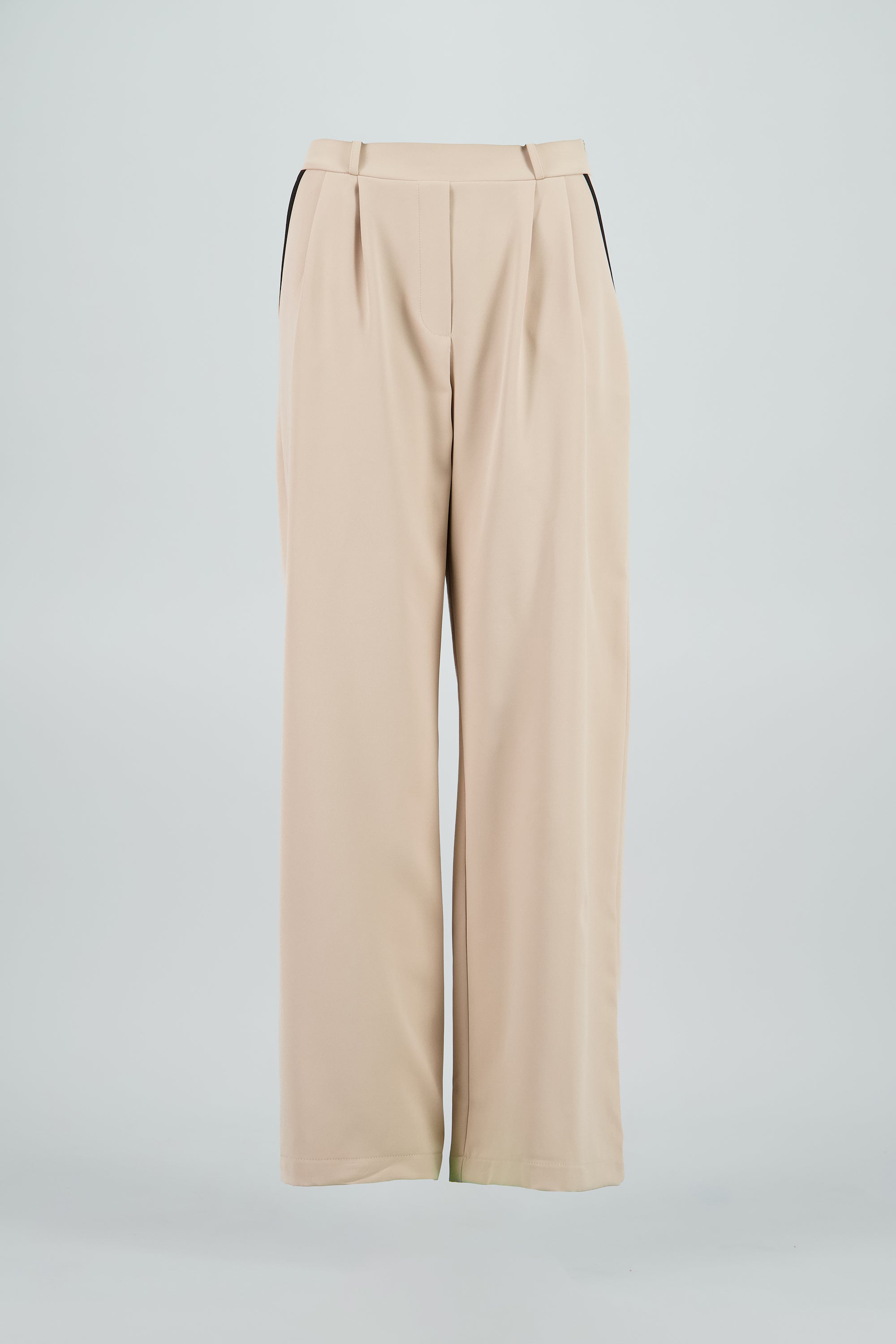 Pantalon sastre con pinza detalle contraste Hyp