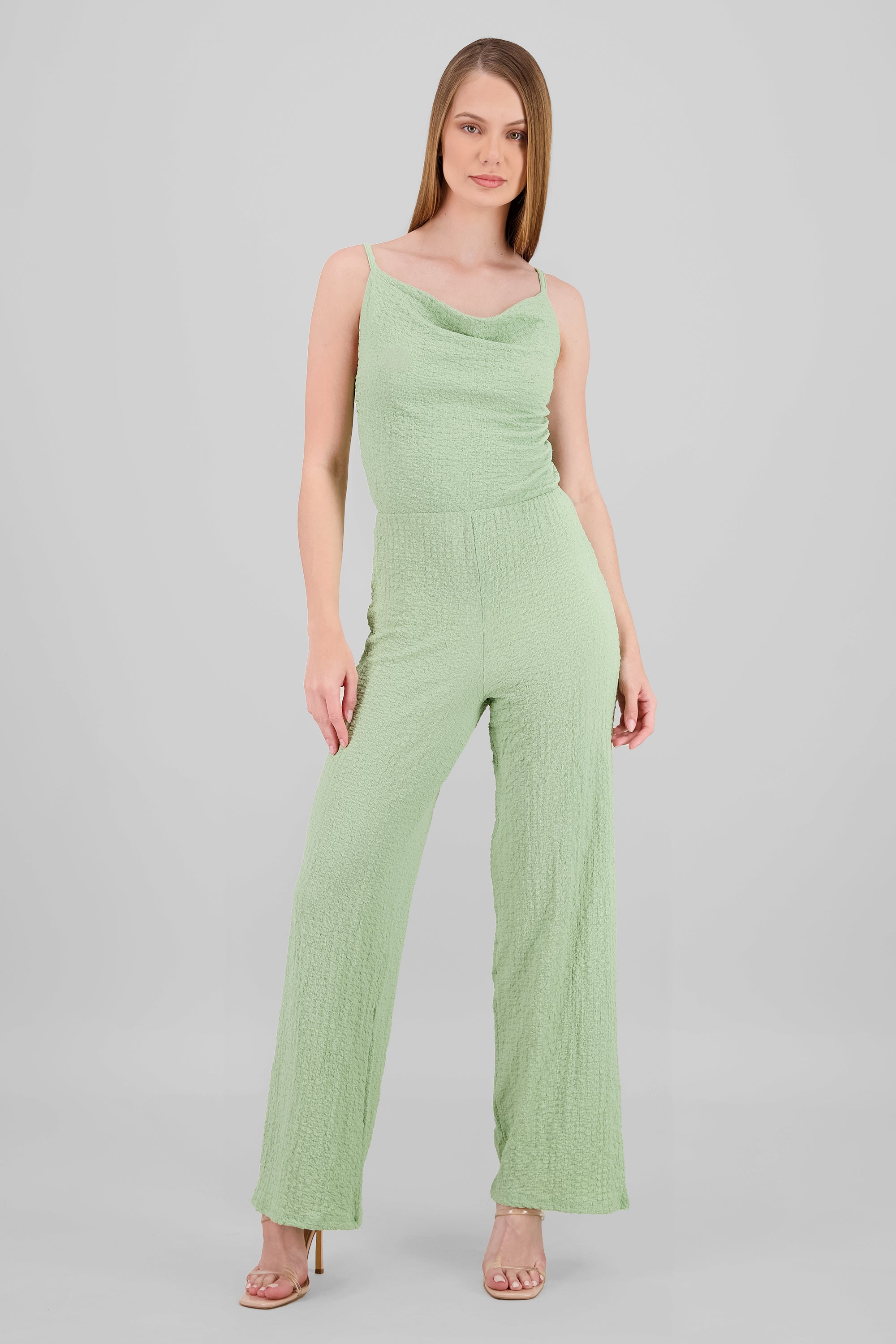 Jumpsuit textura SAGE