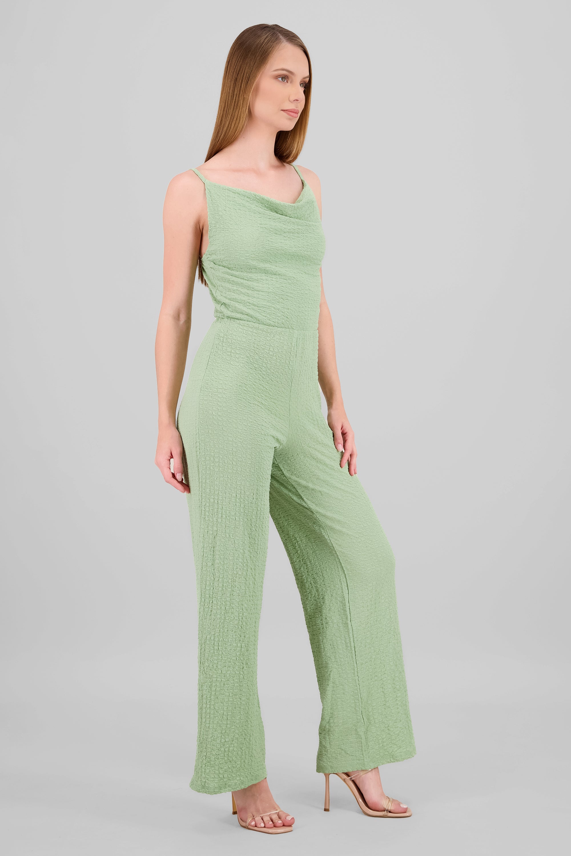 Jumpsuit textura SAGE