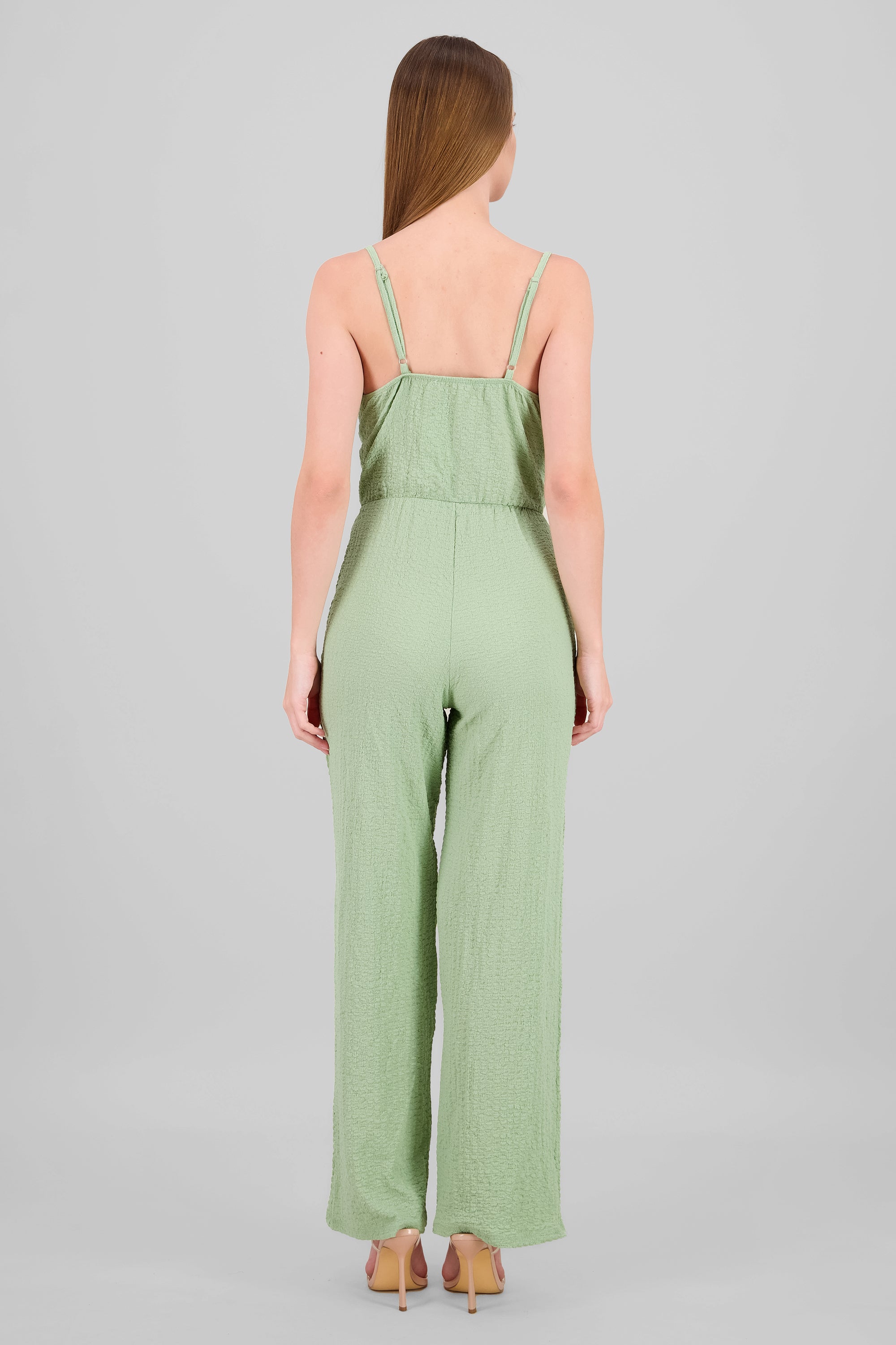 Jumpsuit textura SAGE