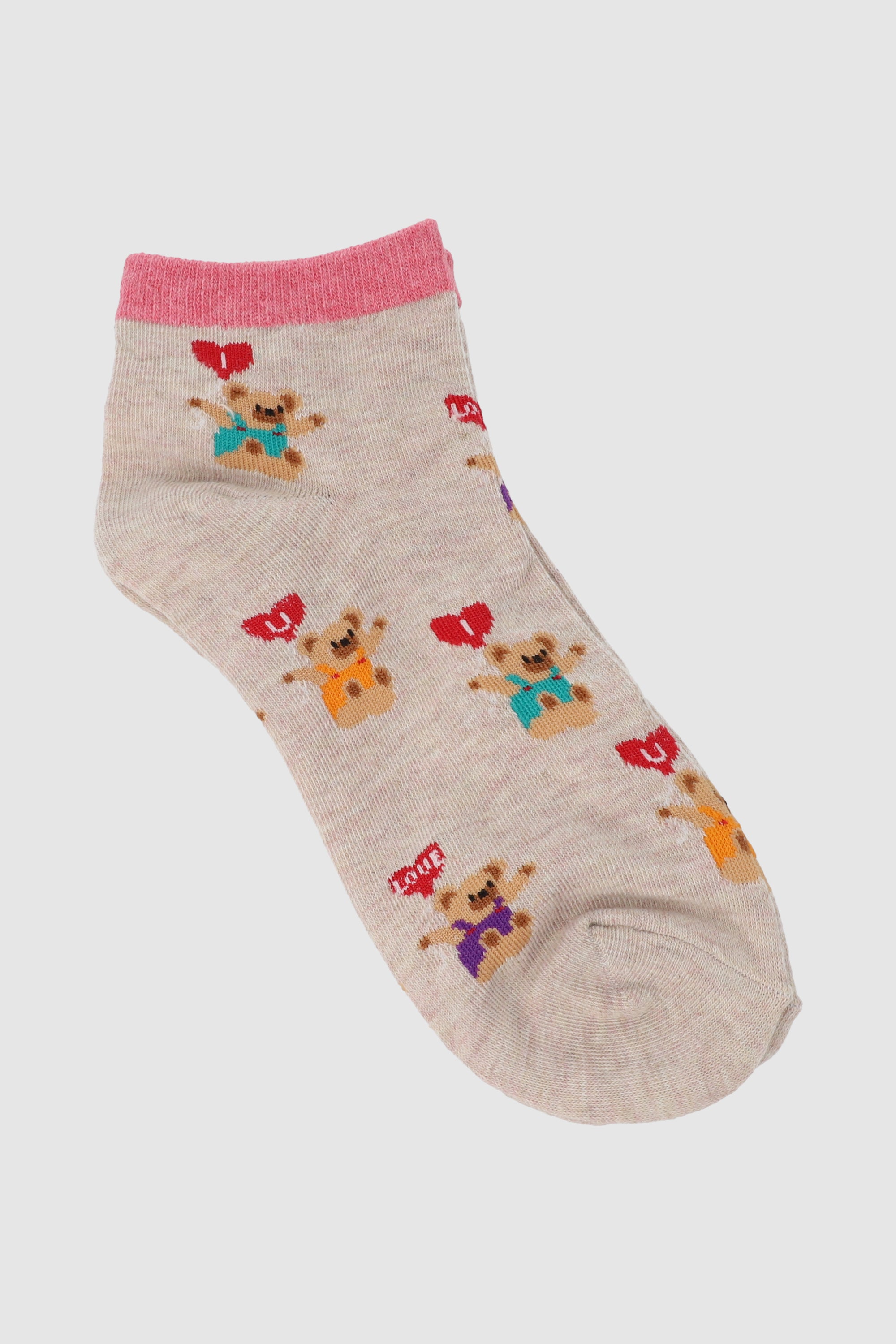 Tin ositos globo corazón BEIGE