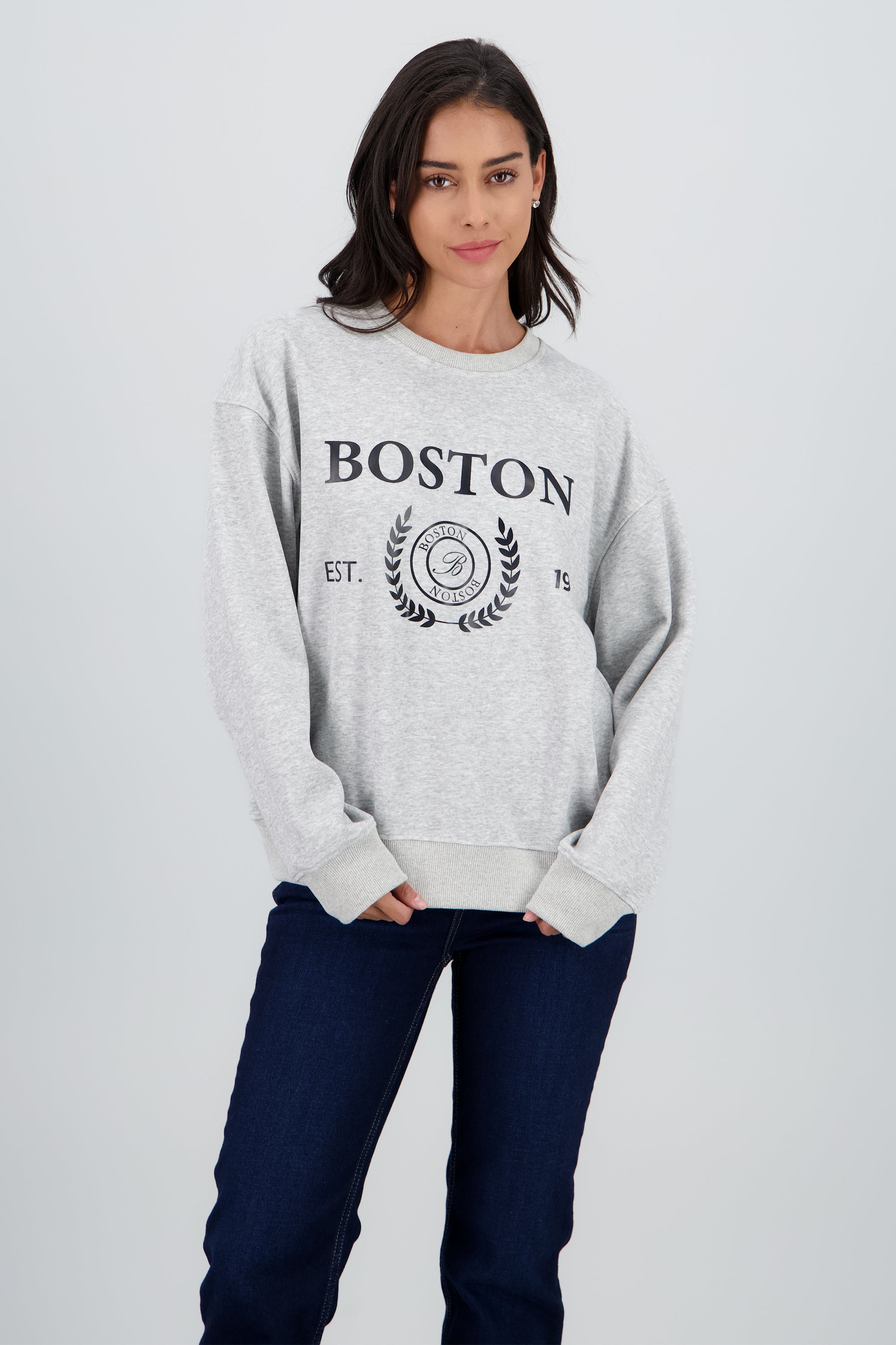 Sudadera Boston GRIS