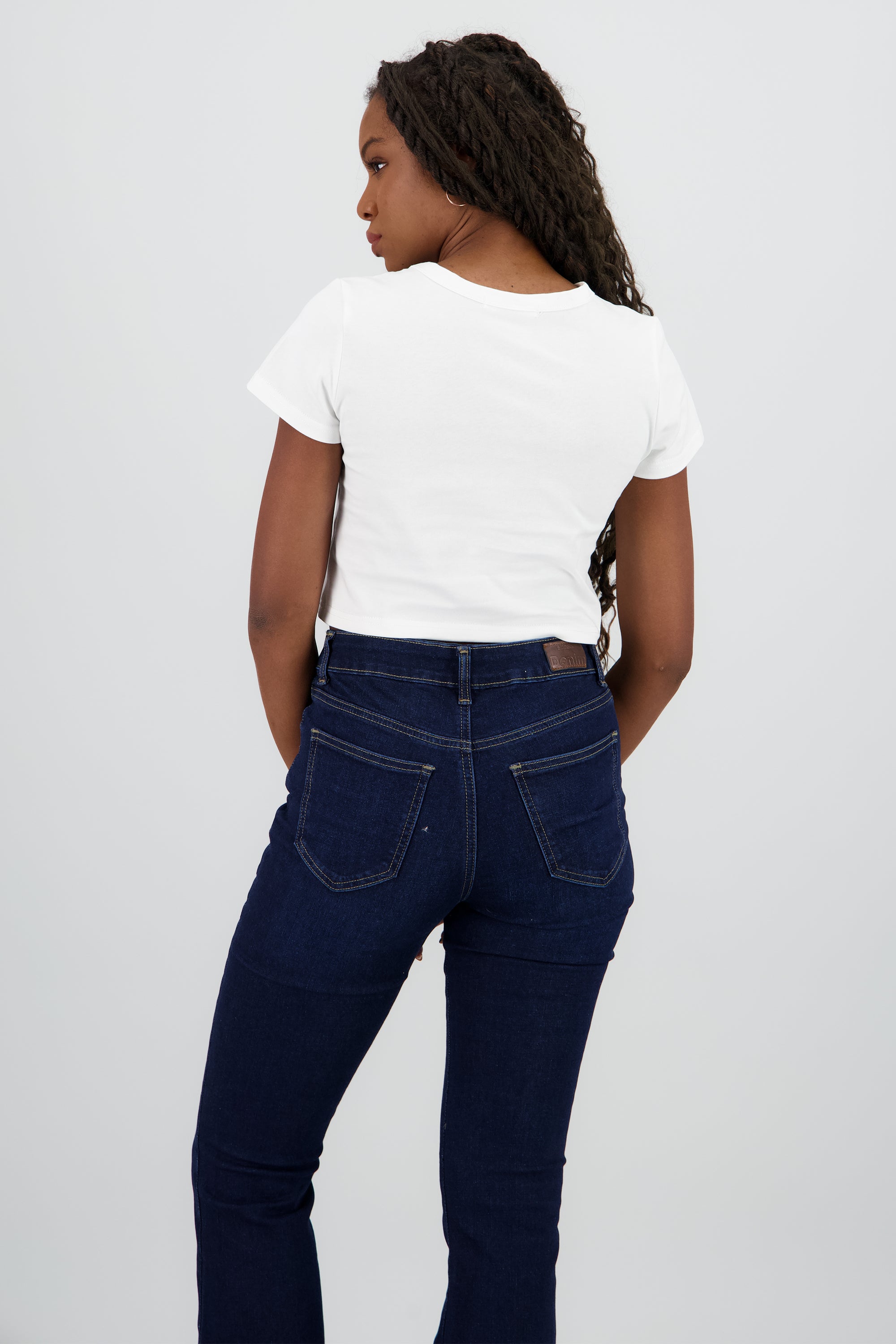 Playera manga corta estampado conejo BLANCO