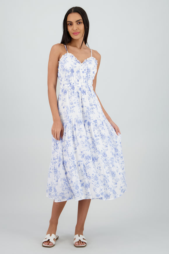 Vestido Maxi Detalle Floral