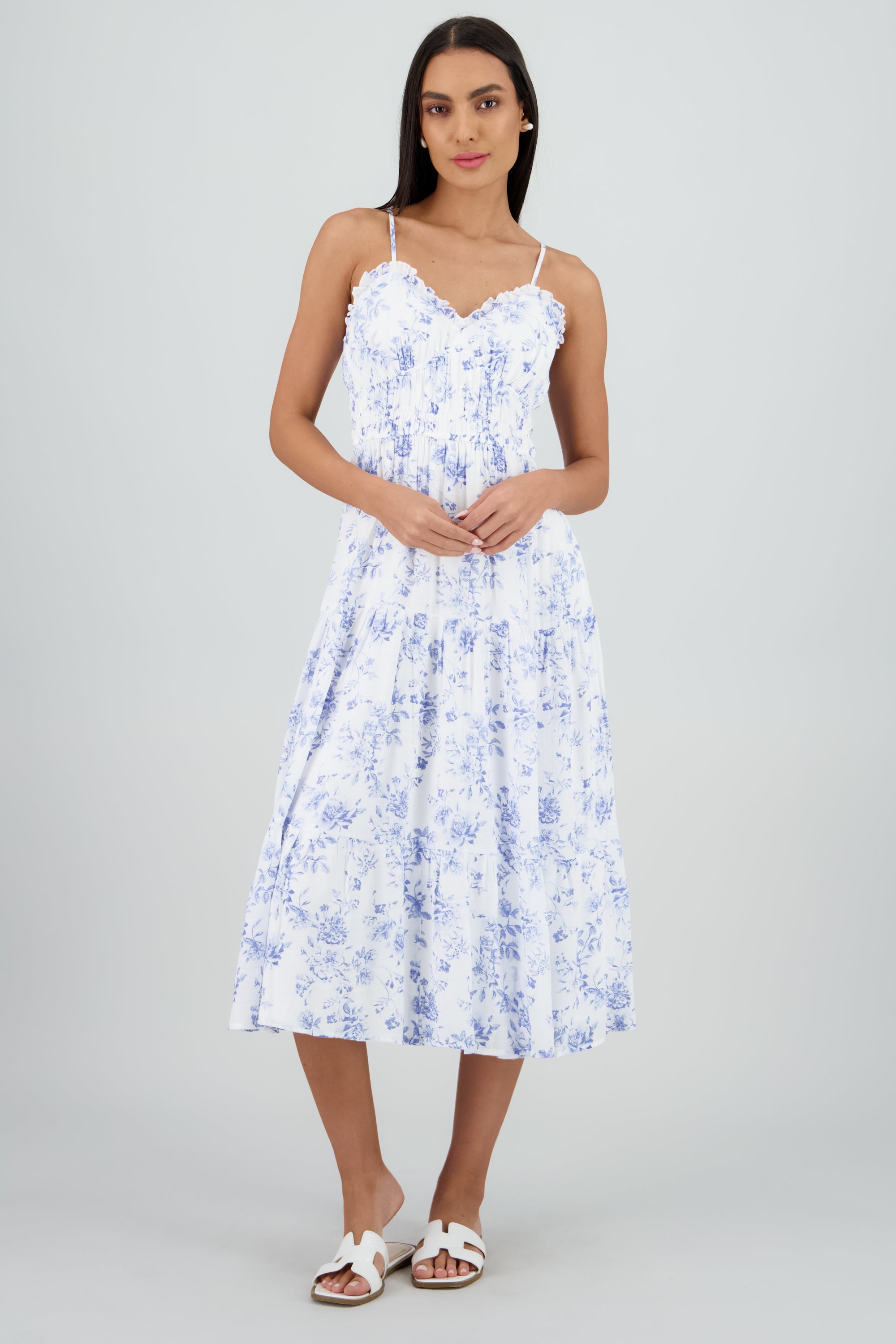 Vestido Maxi Detalle Floral