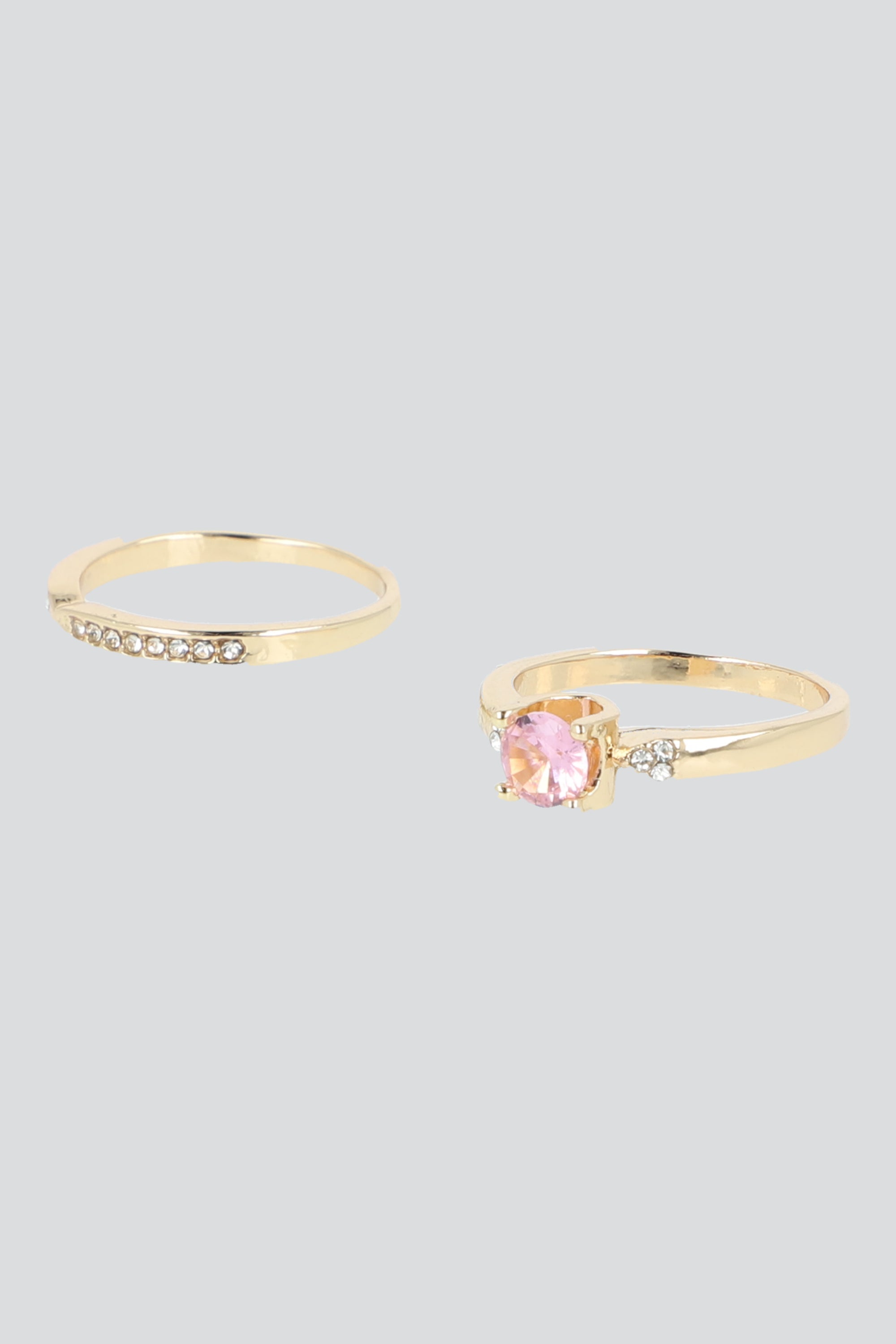 Anillo 2 lineas brillo PALO DE ROSA