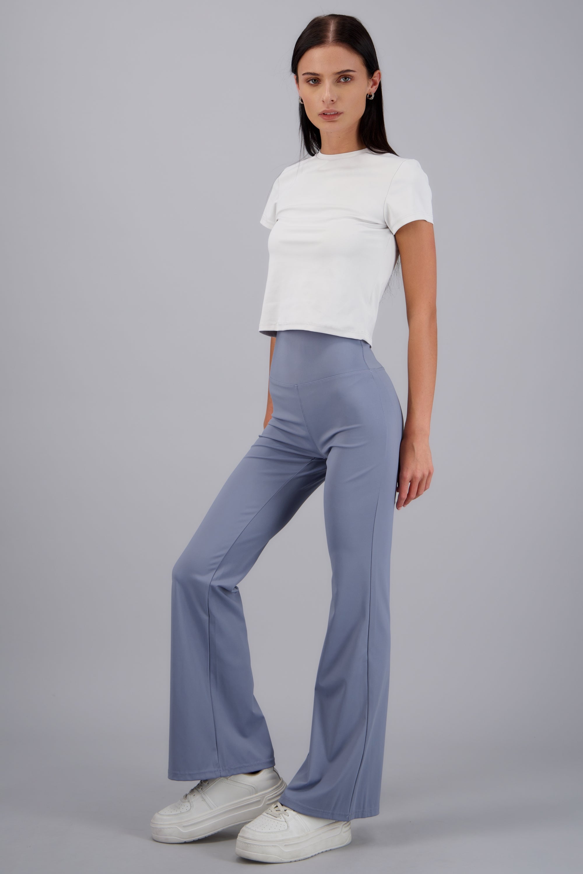 Leggings flare lisos MARINO