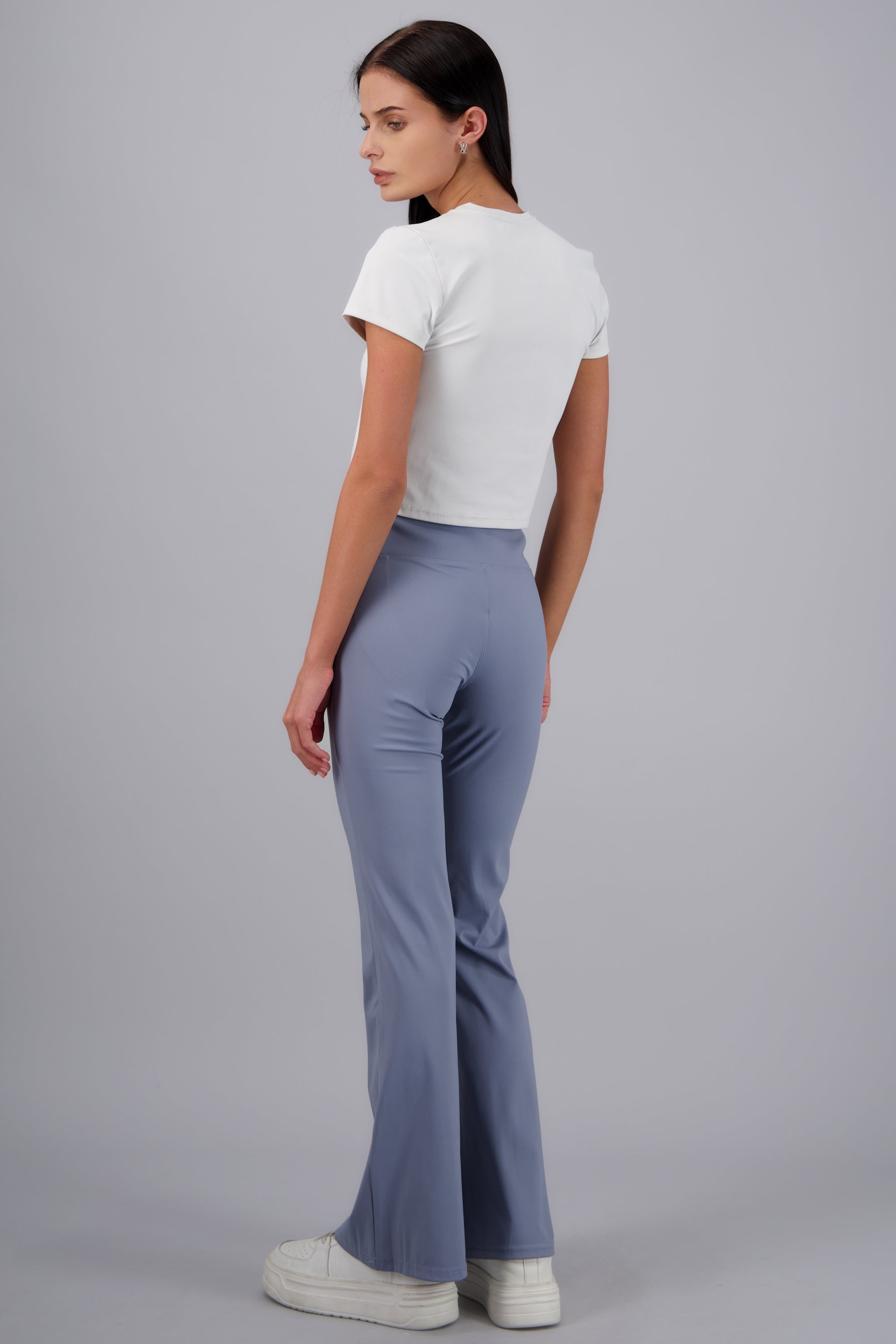 Leggings flare lisos MARINO
