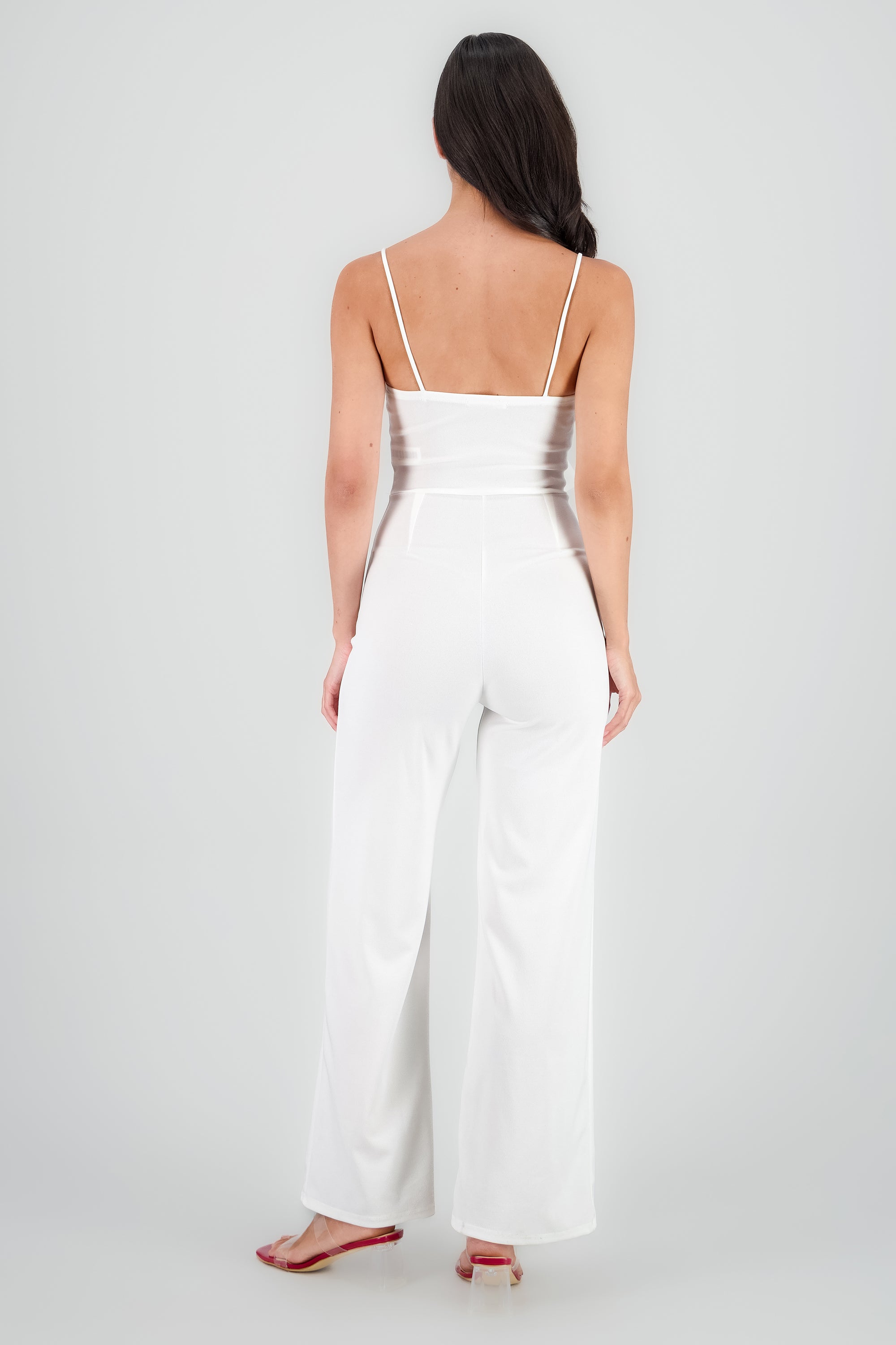 Jumpsuit con moño CREMA