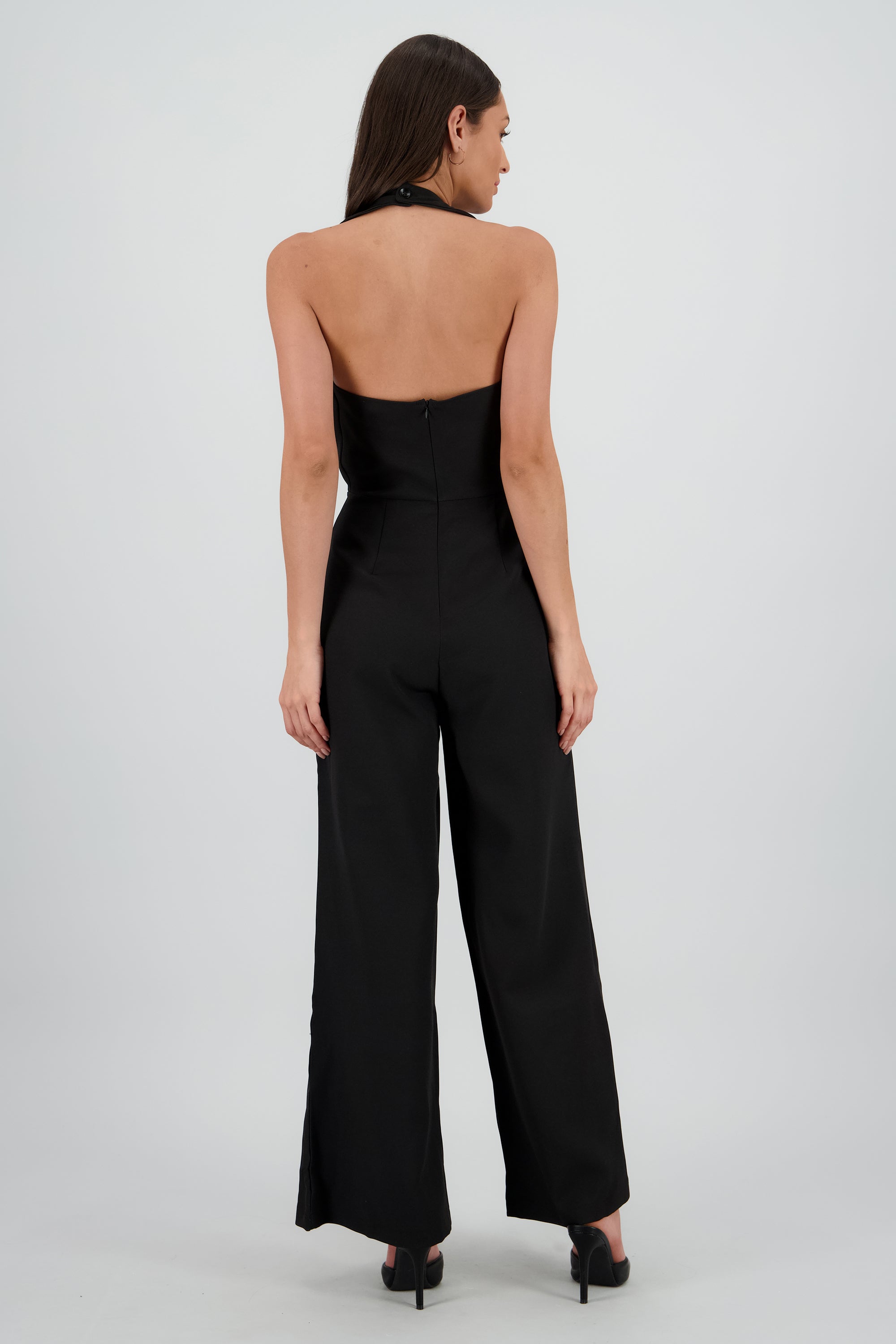 Jumpsuit halter sastre NEGRO