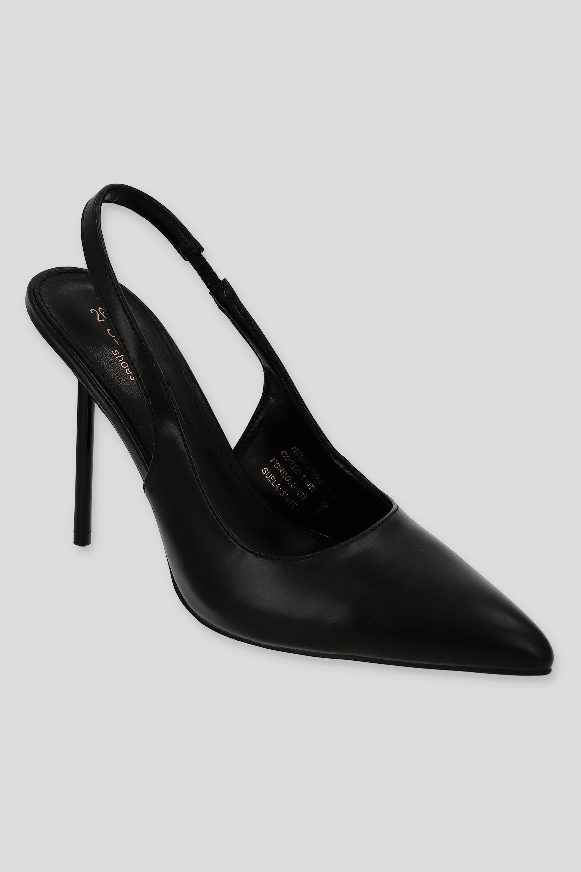 TACON POINTY SLINGBACK NEGRO