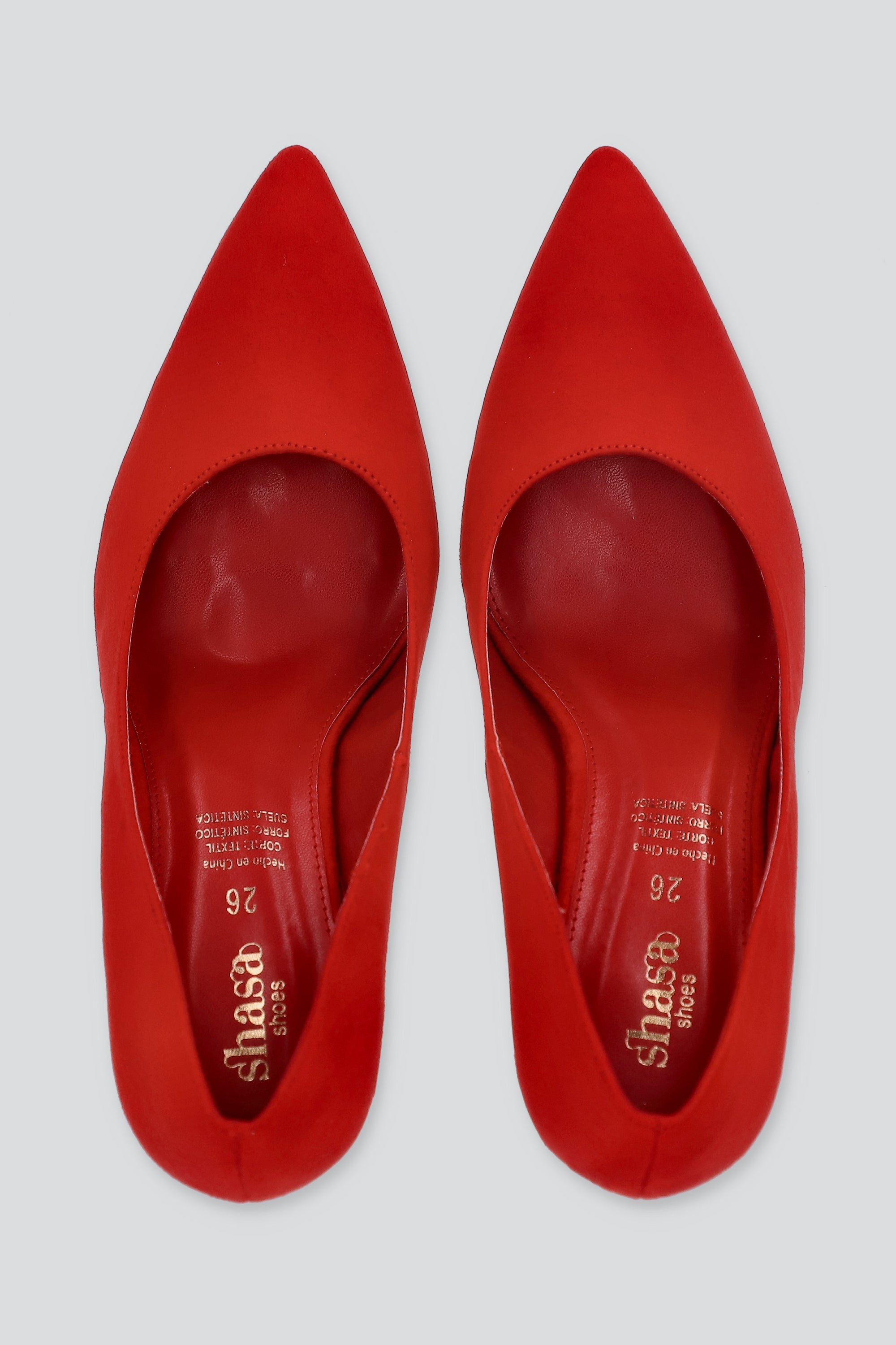 TACON POINTY DURAZNO ROJO