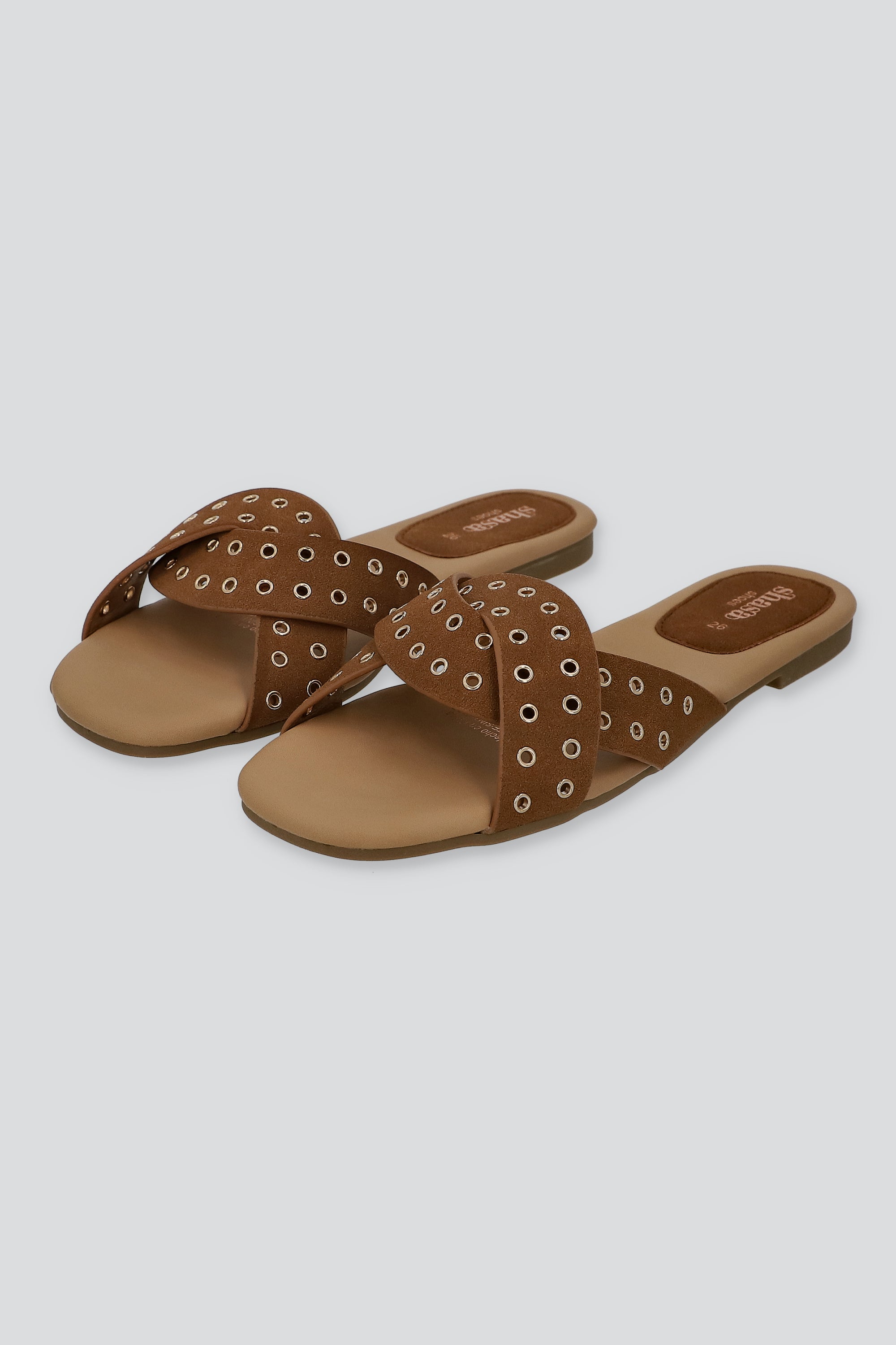 SANDALIA ESTOPEROLES TRENZA CAFE