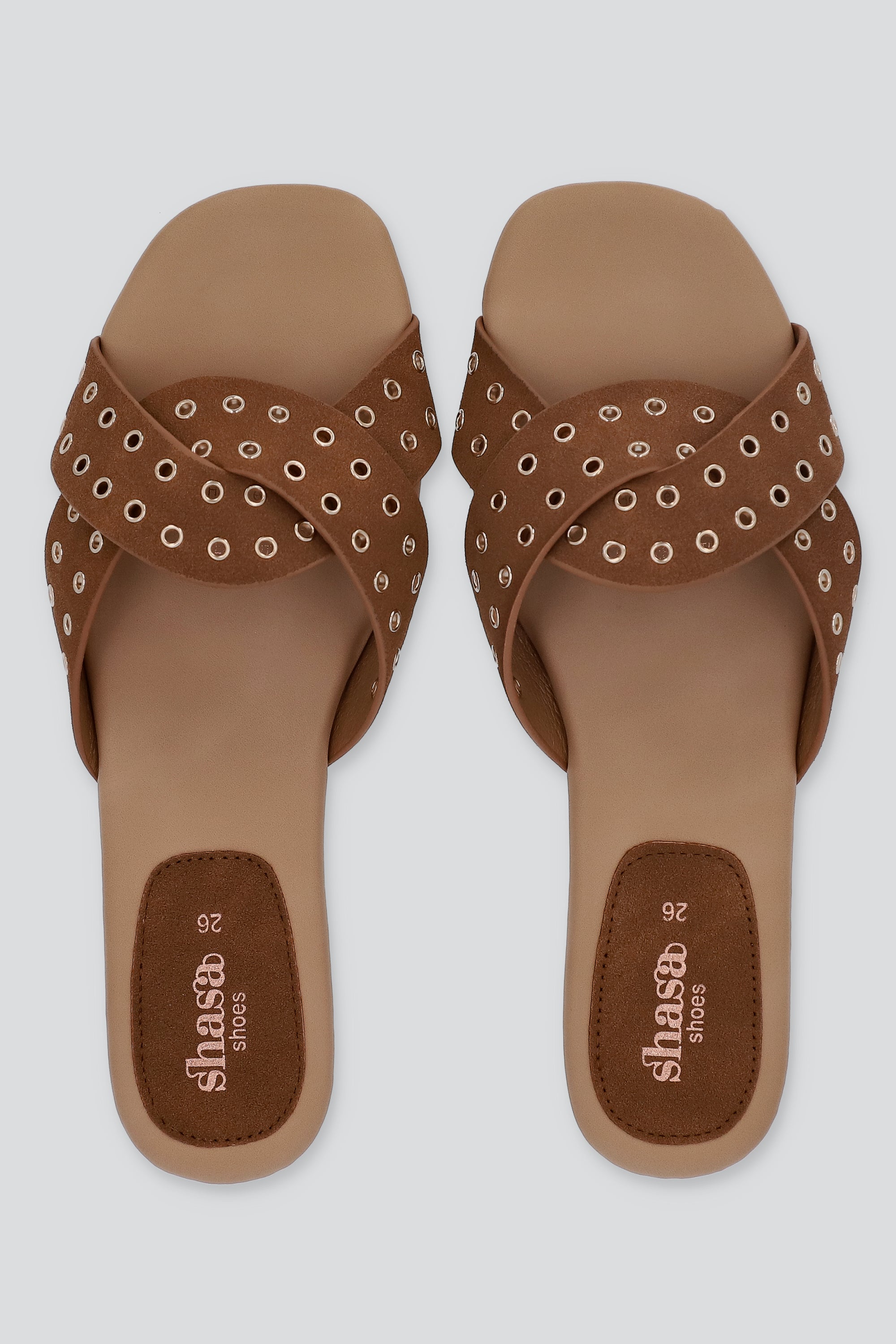 SANDALIA ESTOPEROLES TRENZA CAFE