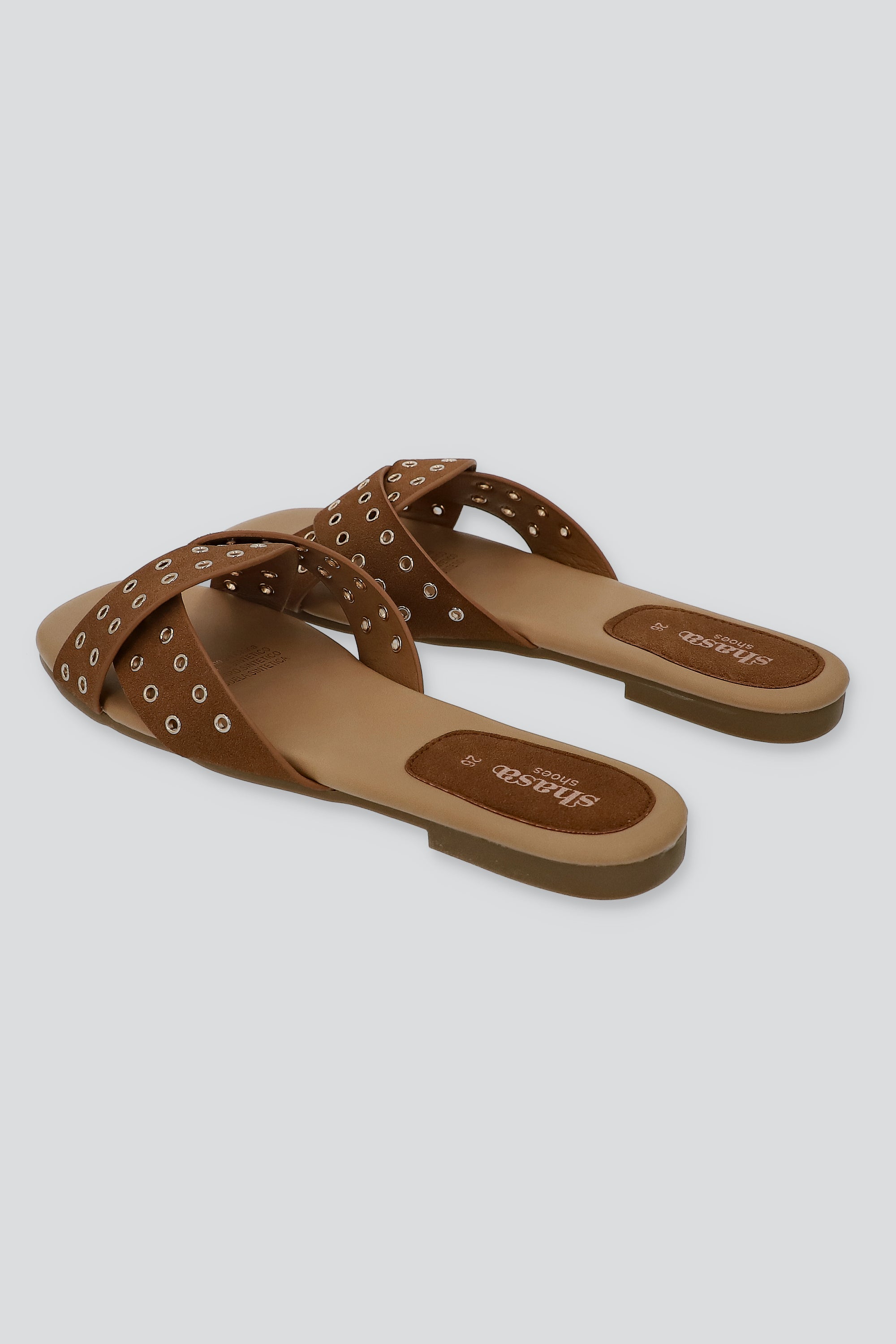 SANDALIA ESTOPEROLES TRENZA CAFE