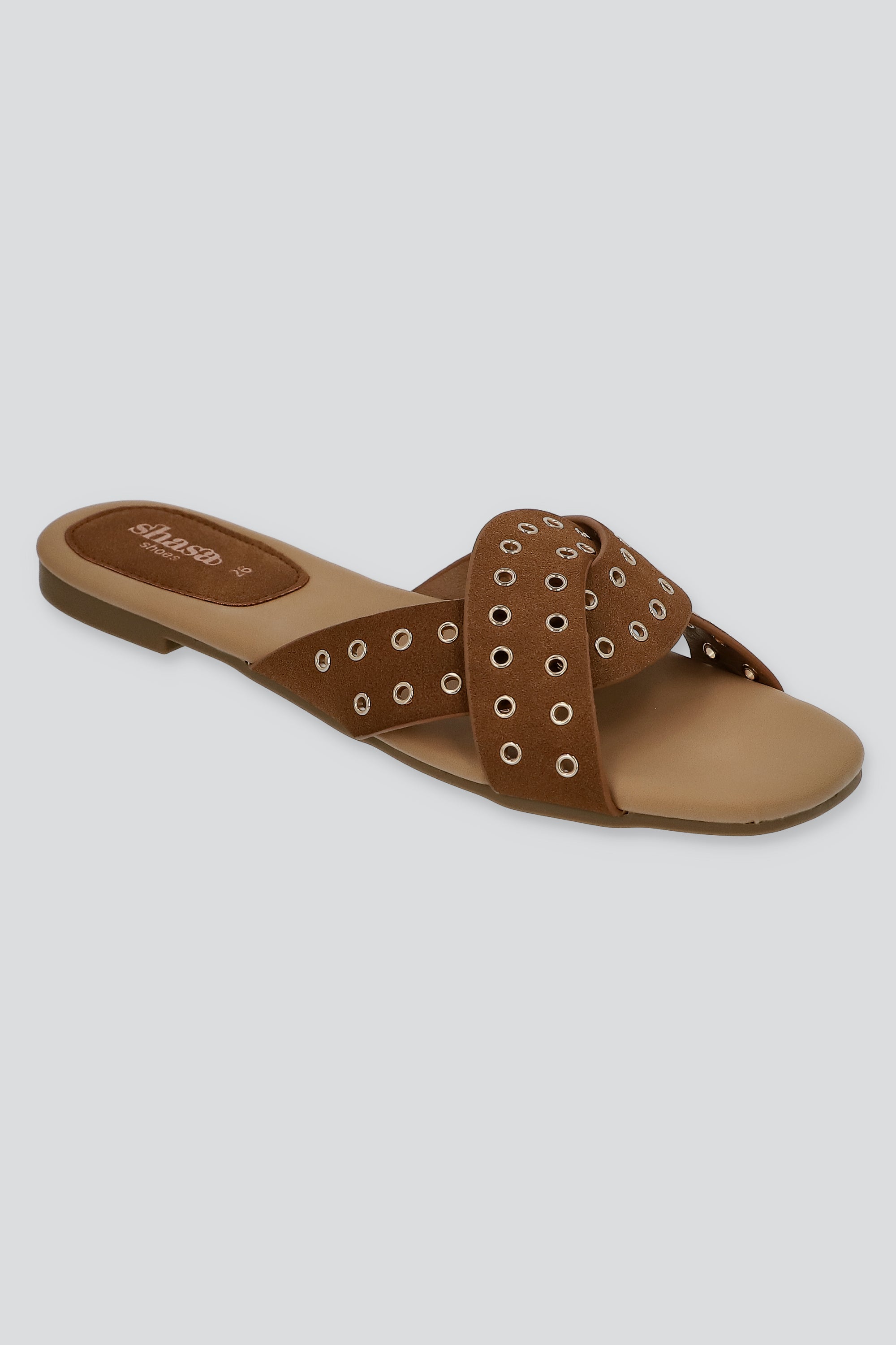 SANDALIA ESTOPEROLES TRENZA CAFE