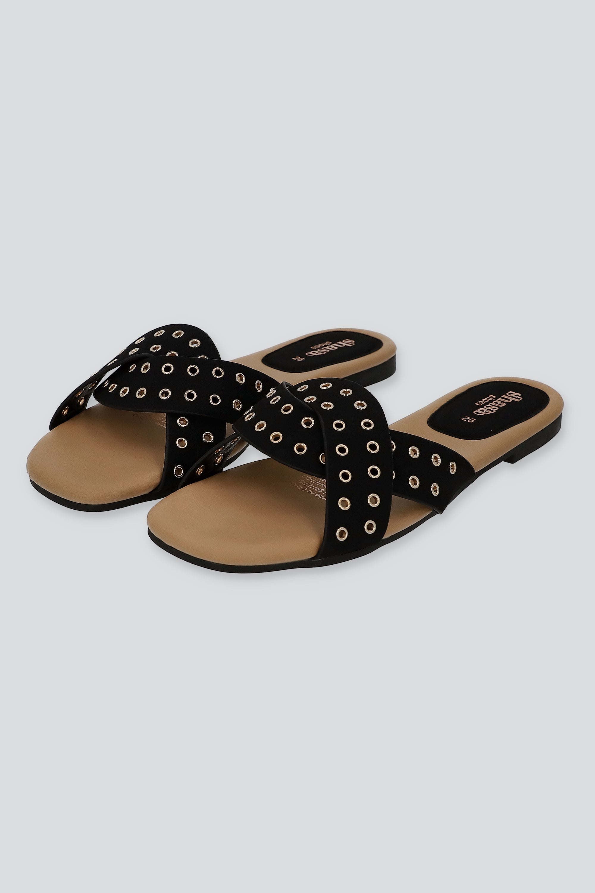 SANDALIA ESTOPEROLES TRENZA NEGRO