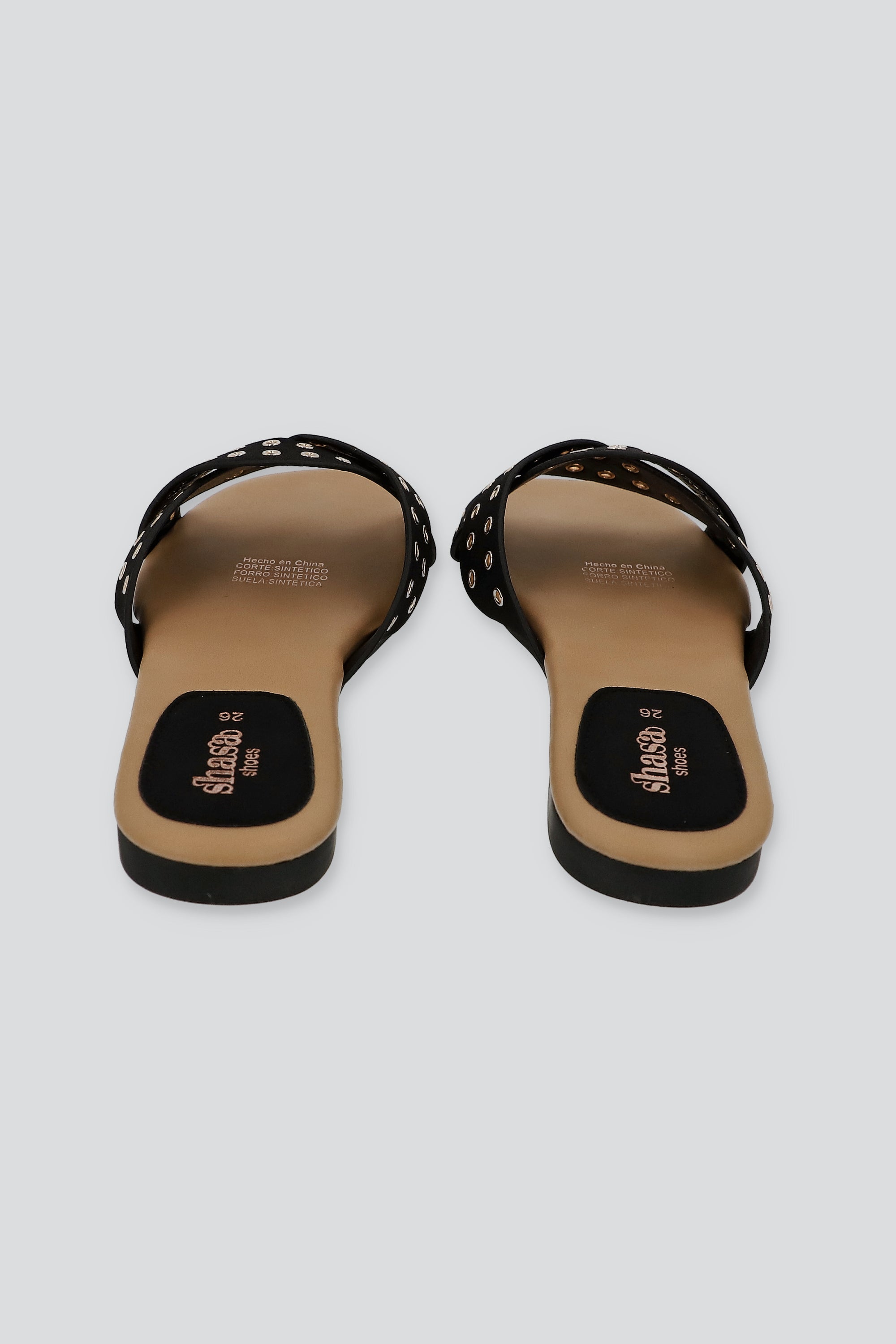 SANDALIA ESTOPEROLES TRENZA NEGRO