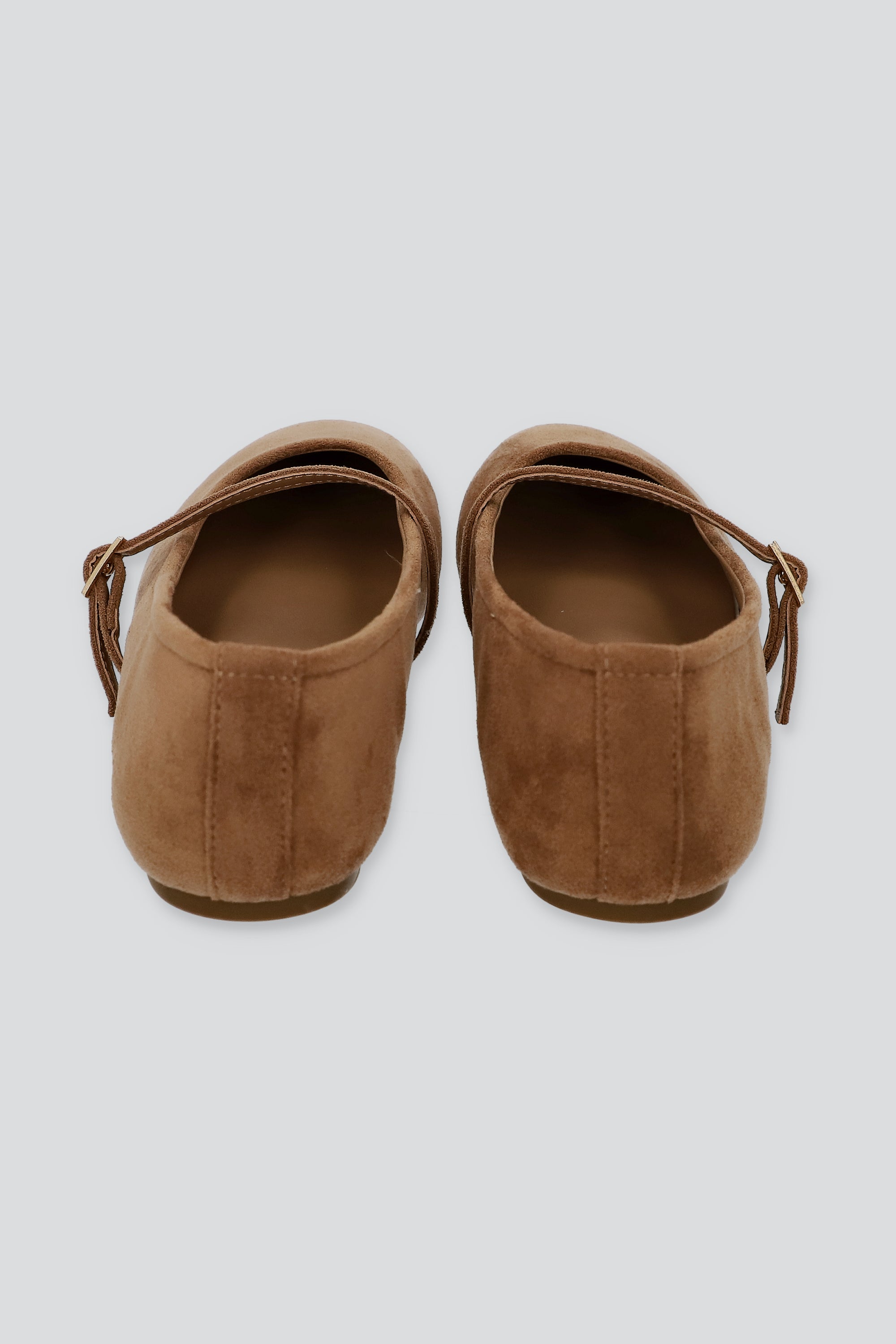 Flats mary jane suaves gamucina sencillos CAMELLO