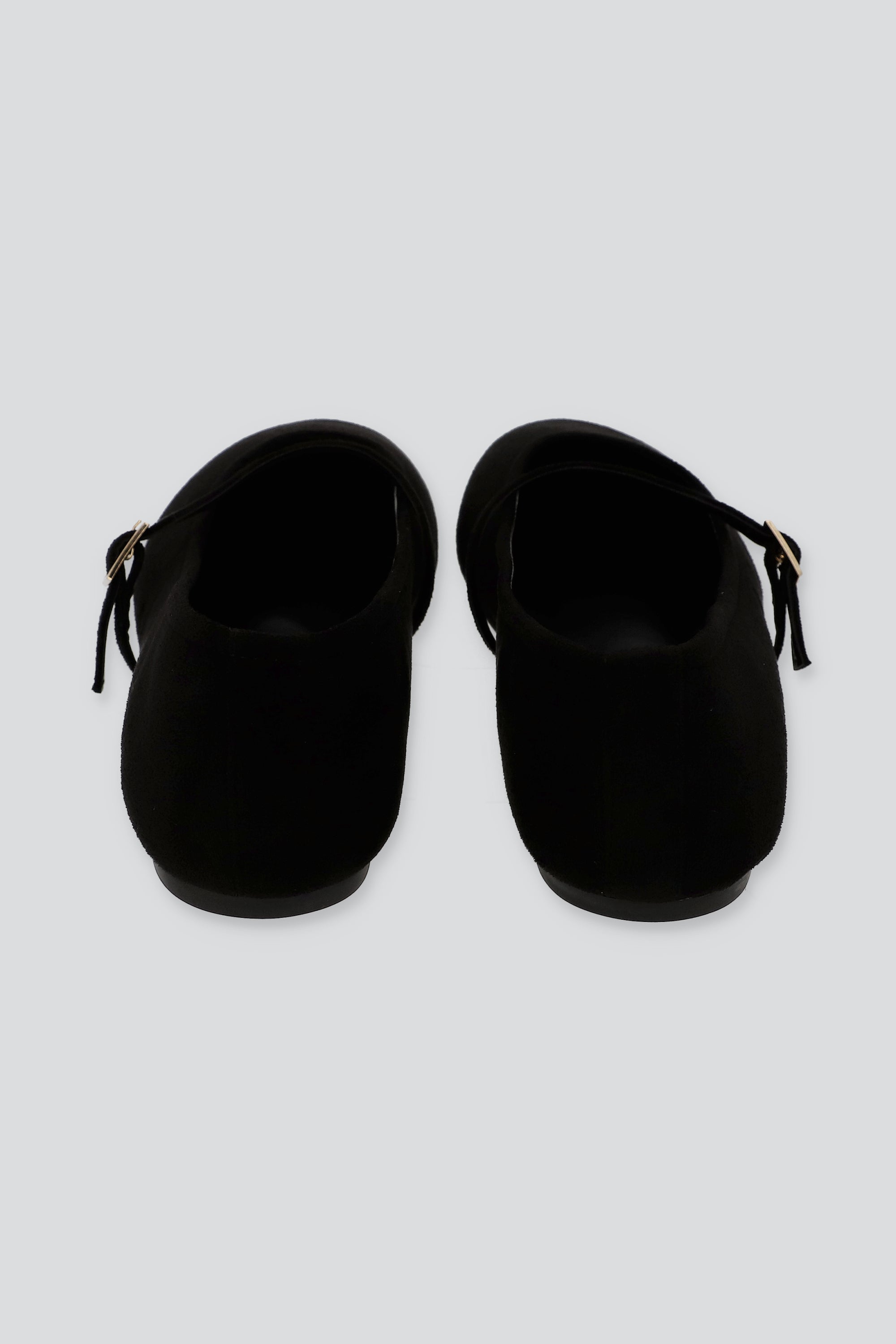 Flats mary jane suaves gamucina sencillos NEGRO