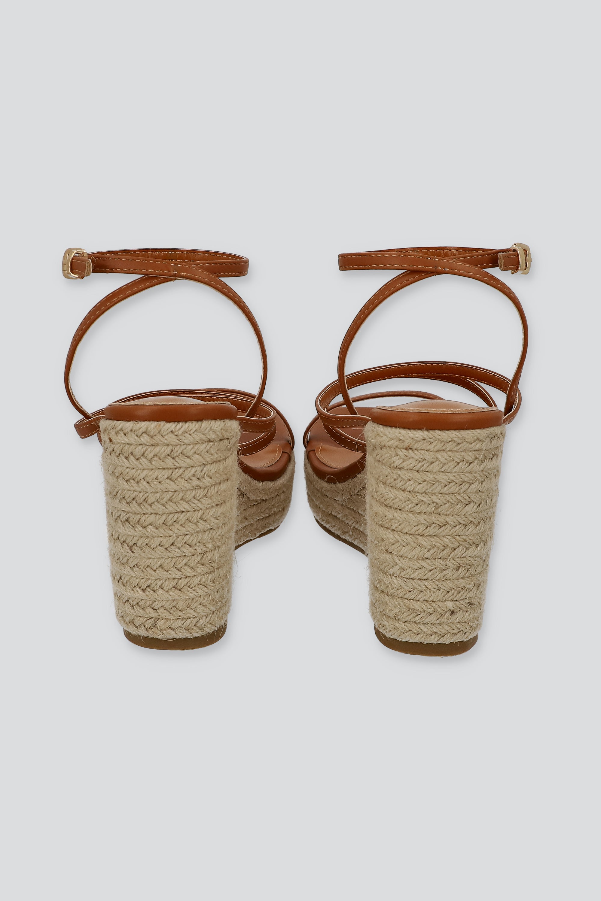Cuña punta cuadrada tiras delgadas TAN