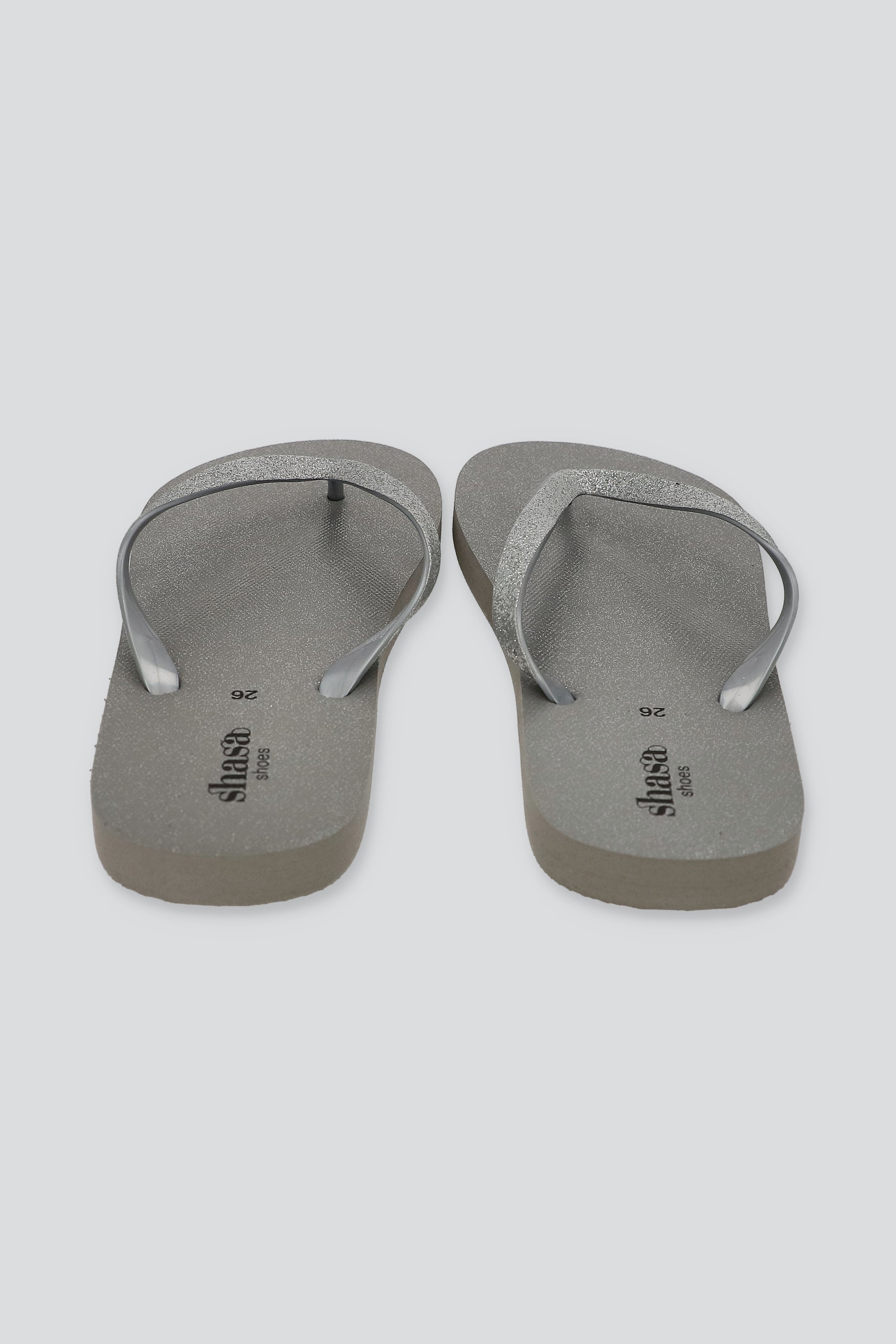 FLIP FLOP GLITTER CHINELA PLATA