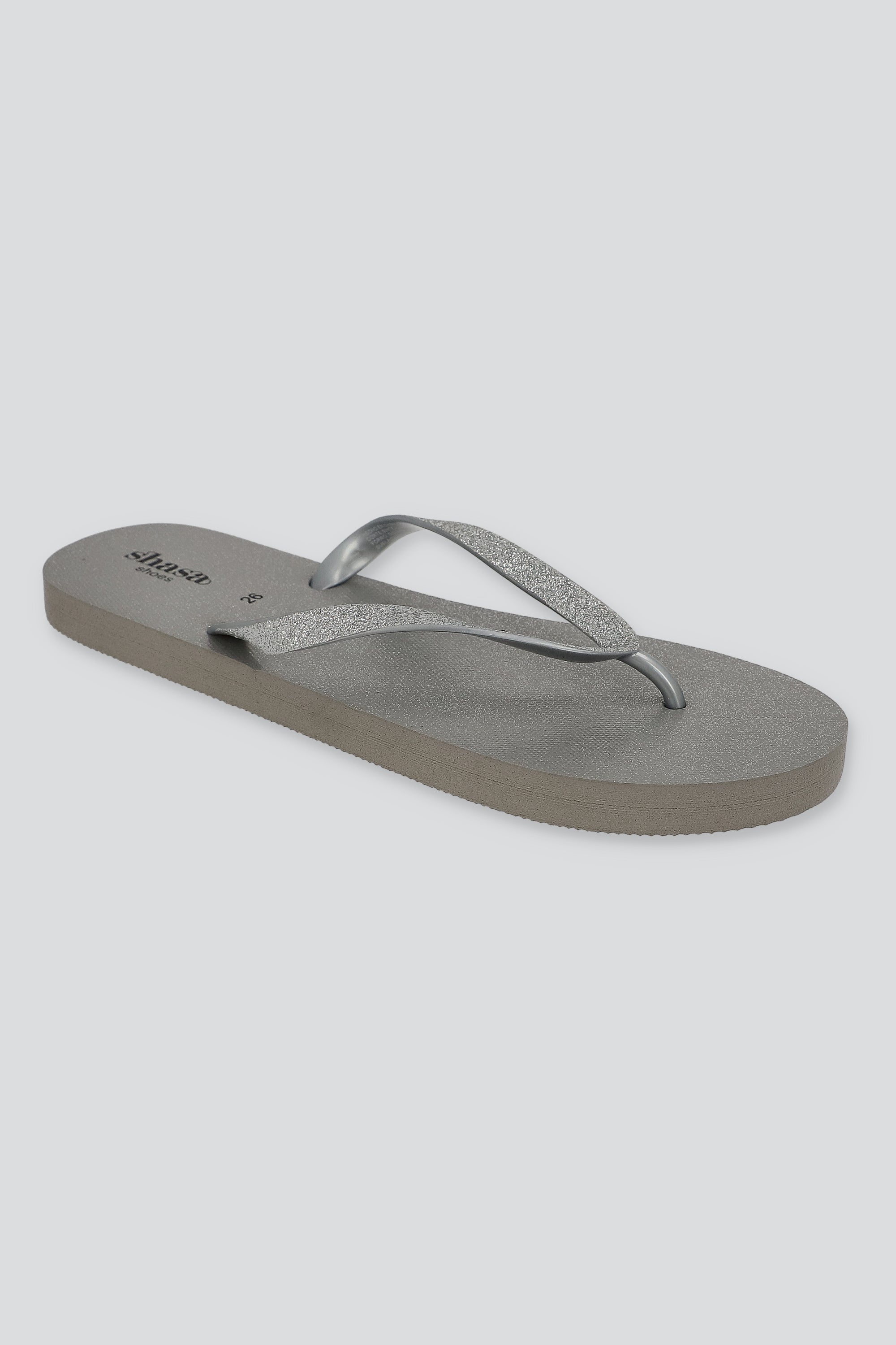 FLIP FLOP GLITTER CHINELA PLATA