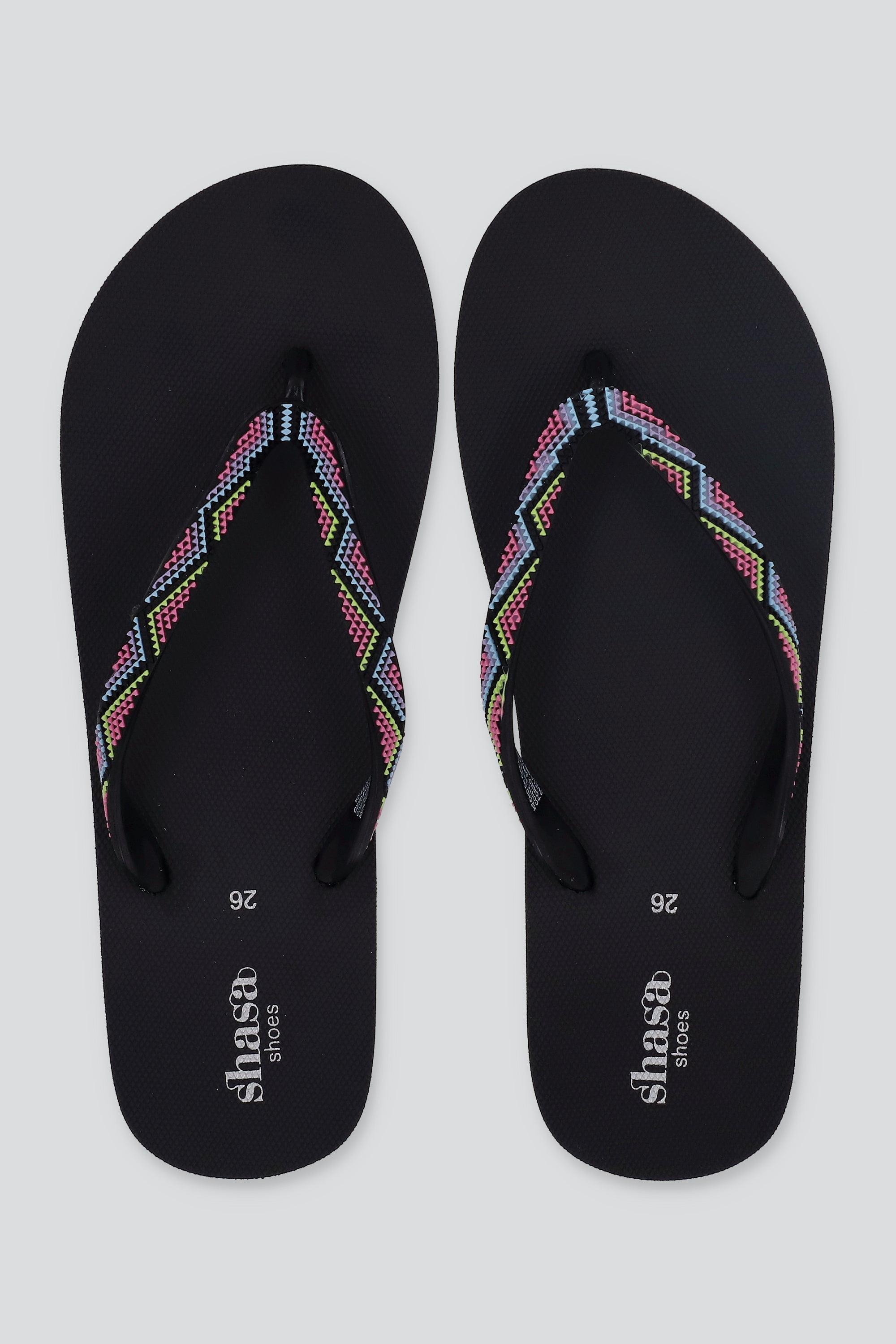 FLIP FLOP 3D COLORES NEGRO COMBO