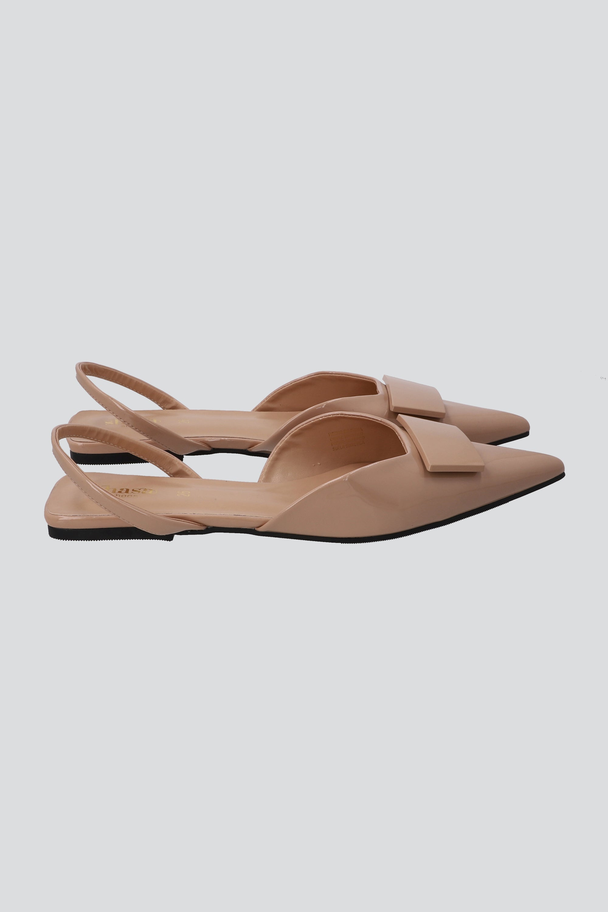 Flat puntal monocolor aplicación rectángulo NUDE