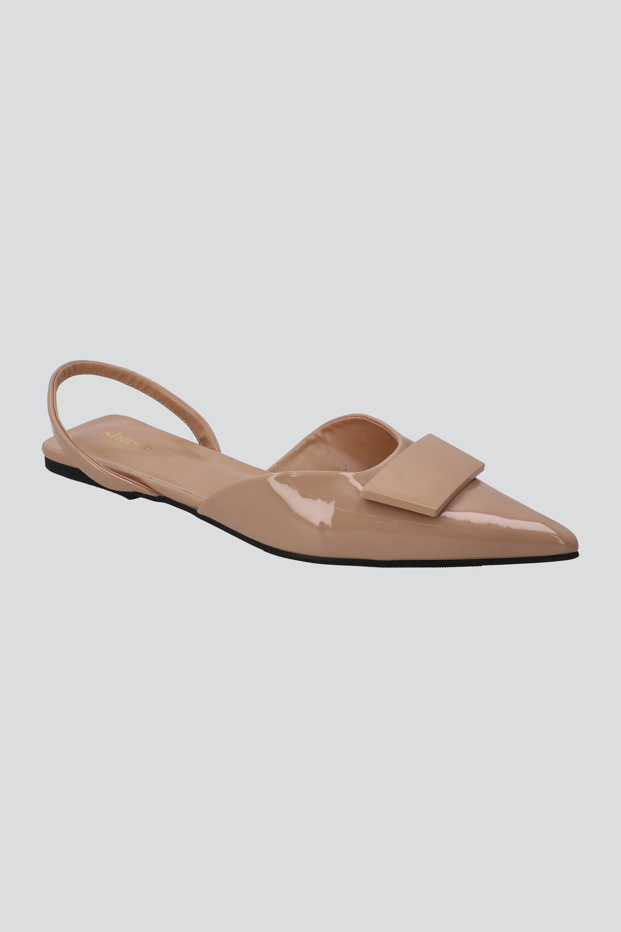 Flat puntal monocolor aplicación rectángulo NUDE