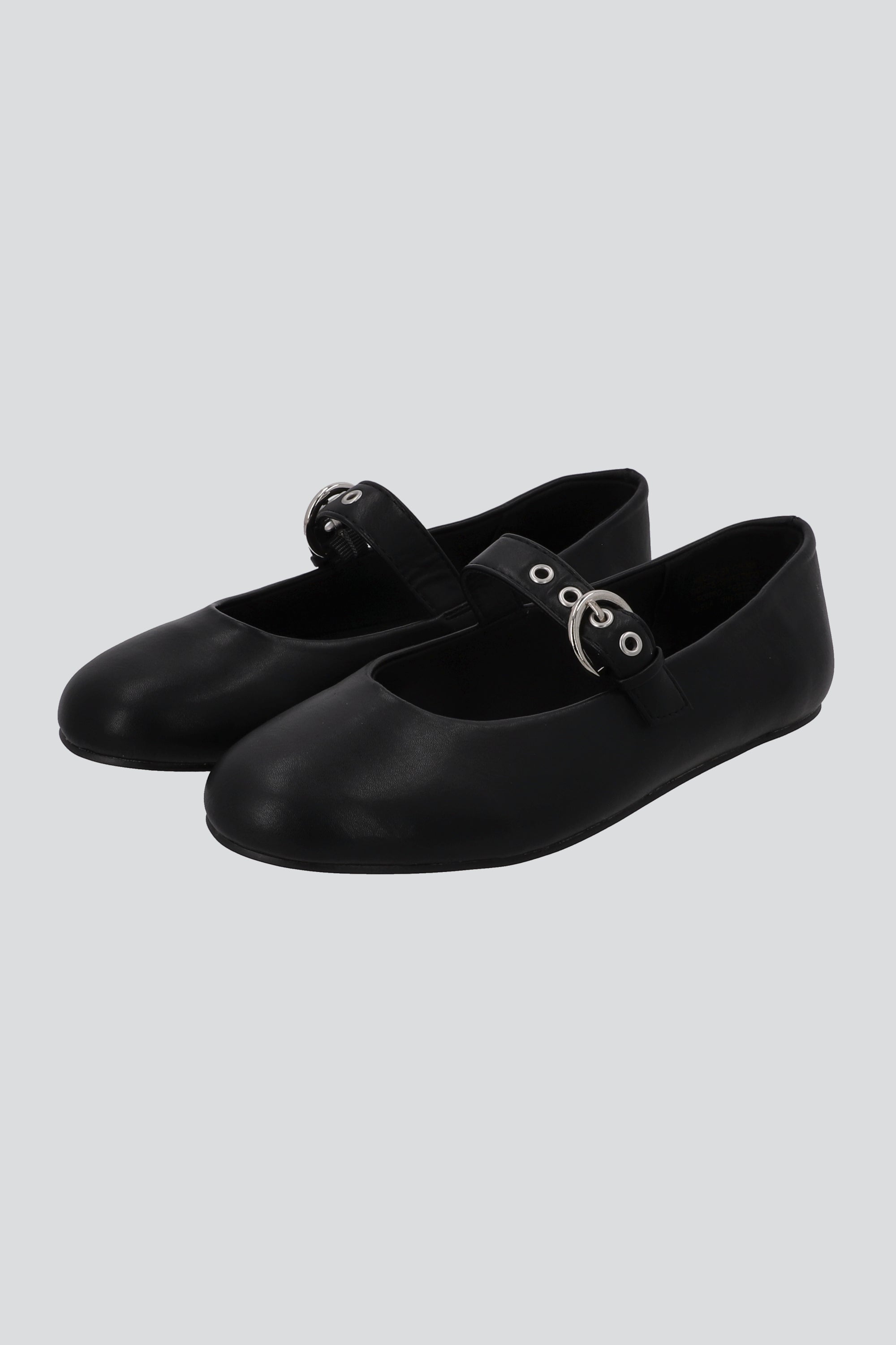 Flat mary jane sueve sencilla NEGRO