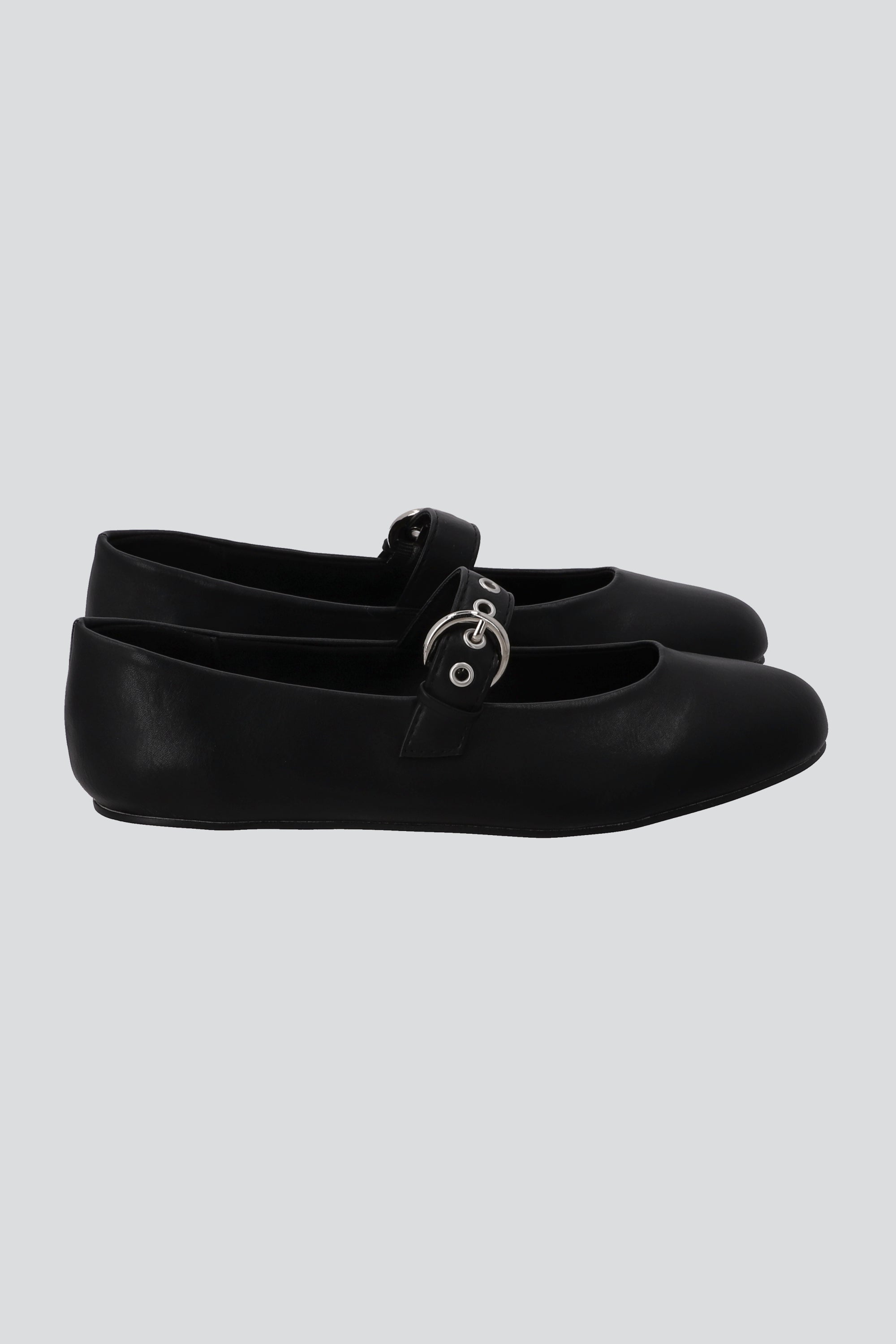 Flat mary jane sueve sencilla NEGRO