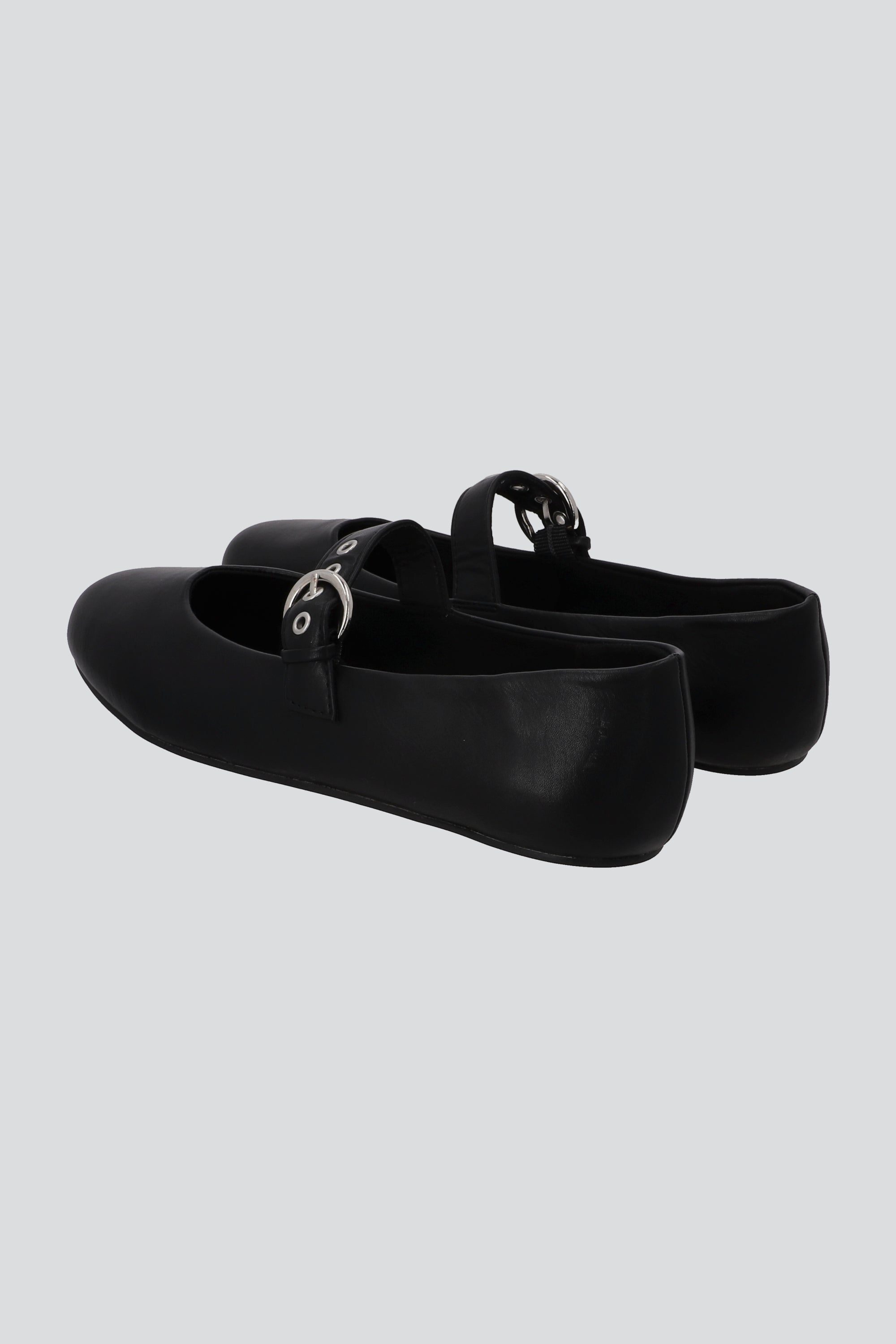 Flat mary jane sueve sencilla NEGRO