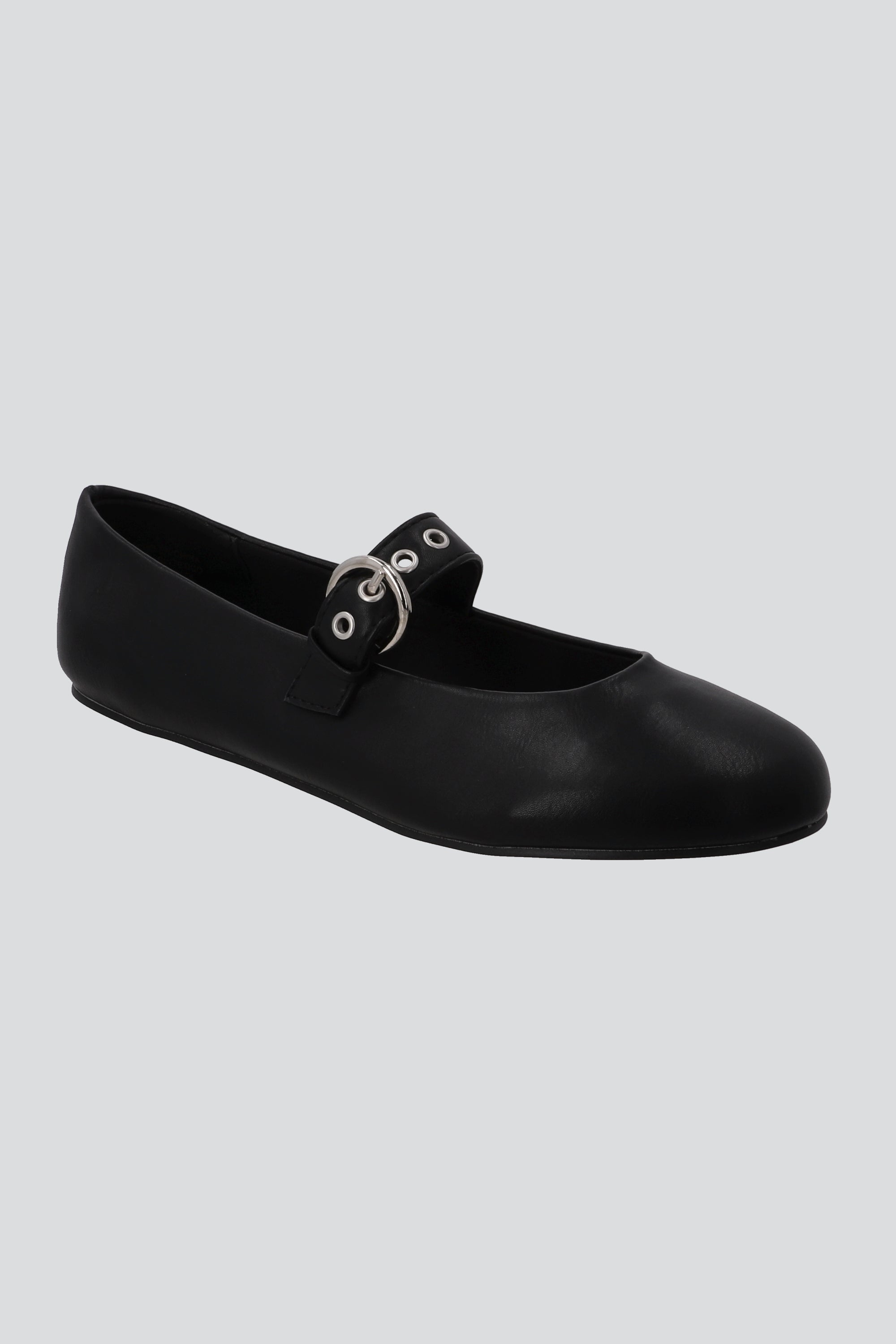 Flat mary jane sueve sencilla NEGRO