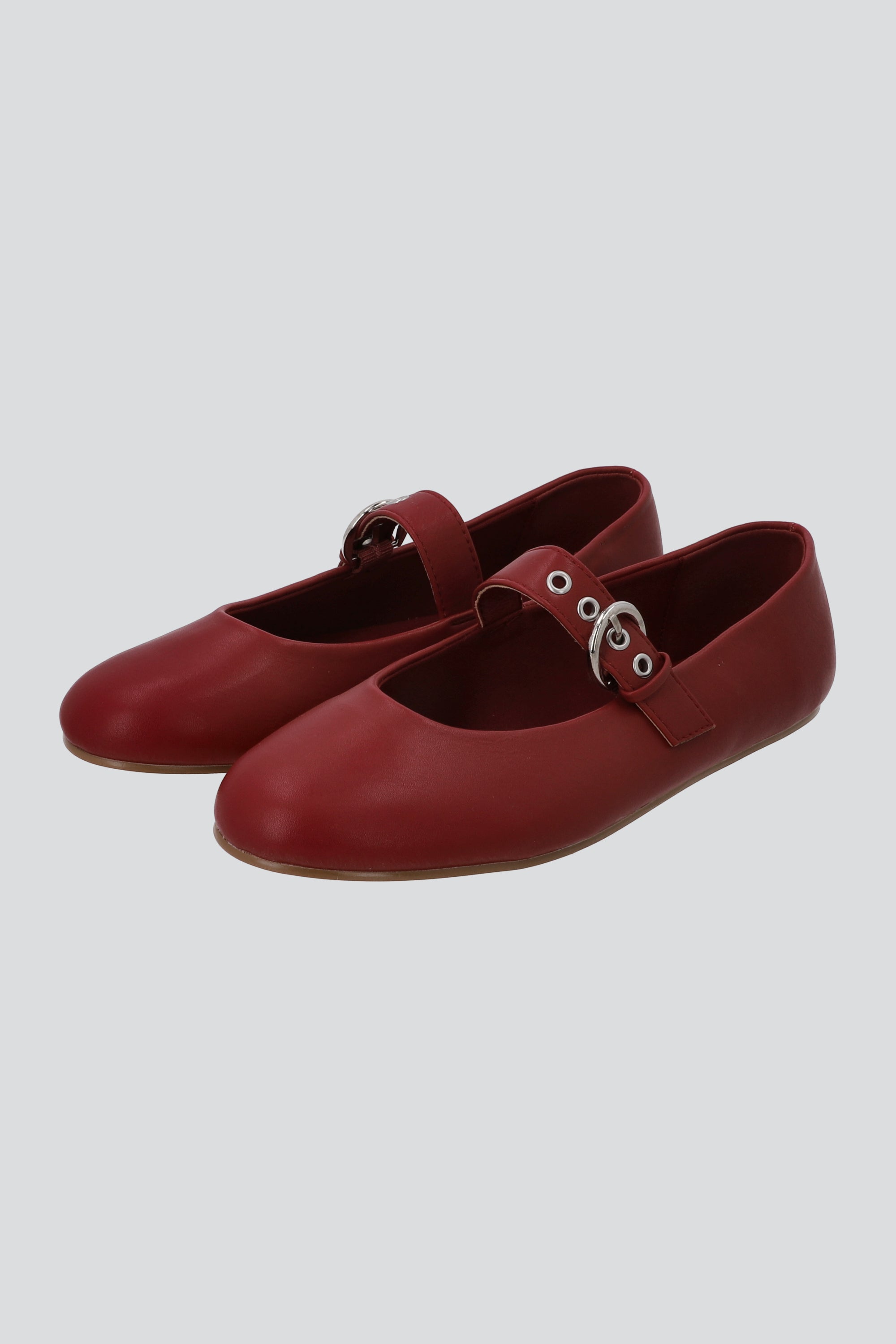 Flat mary jane sueve sencilla ROJO